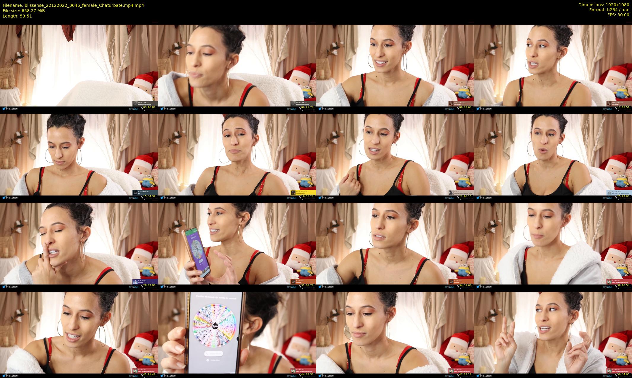 blissense — 54 minute Chaturbate female cam show recording, 1080p, Dec 22, 2022