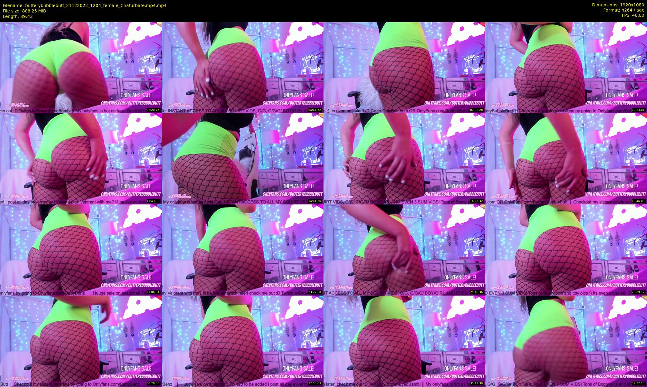 butterybubblebutt — 40 minute Chaturbate couple cam show recording, 1080p, Dec 21, 2022