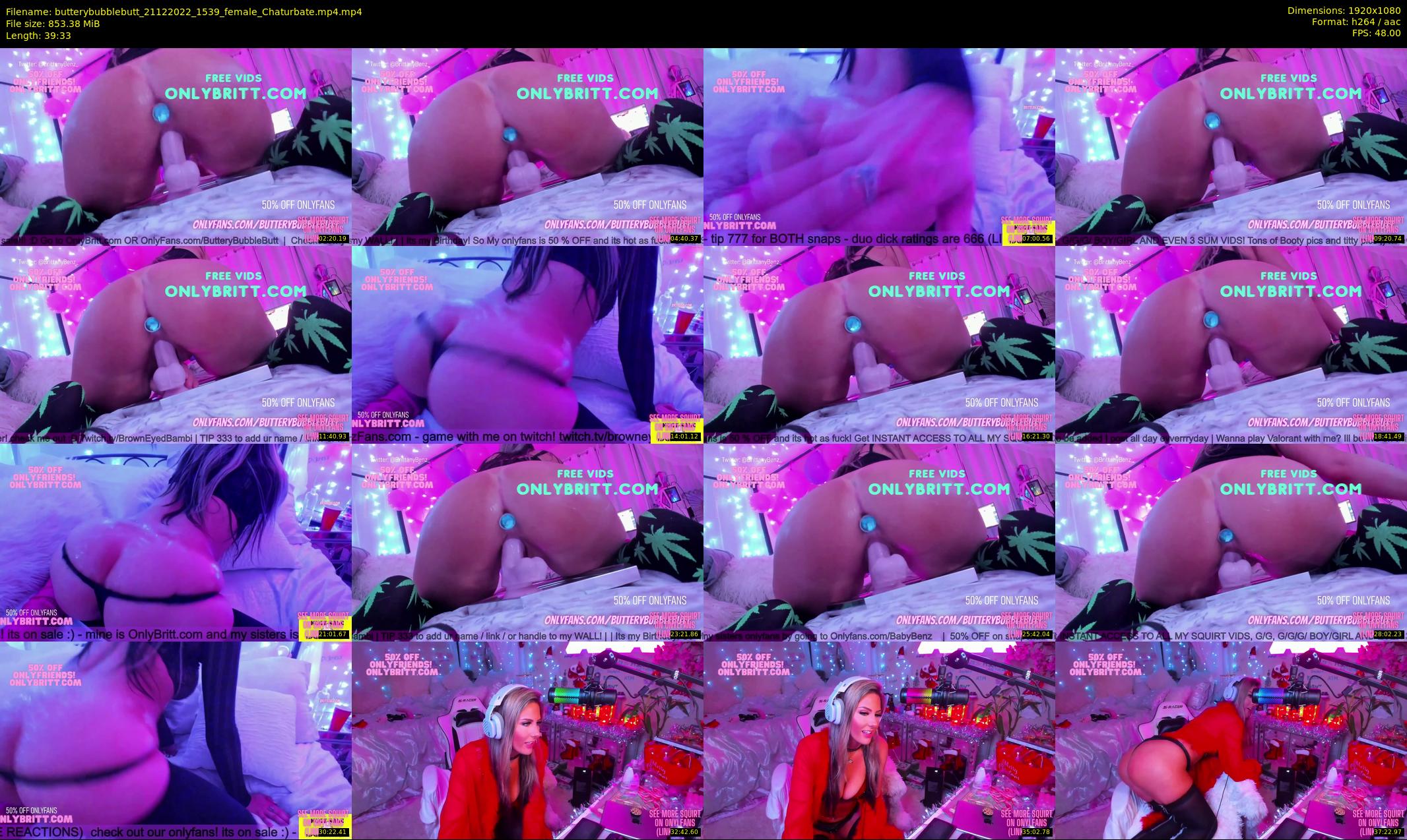 butterybubblebutt — 40 minute Chaturbate couple cam show recording, 1080p, Dec 21, 2022