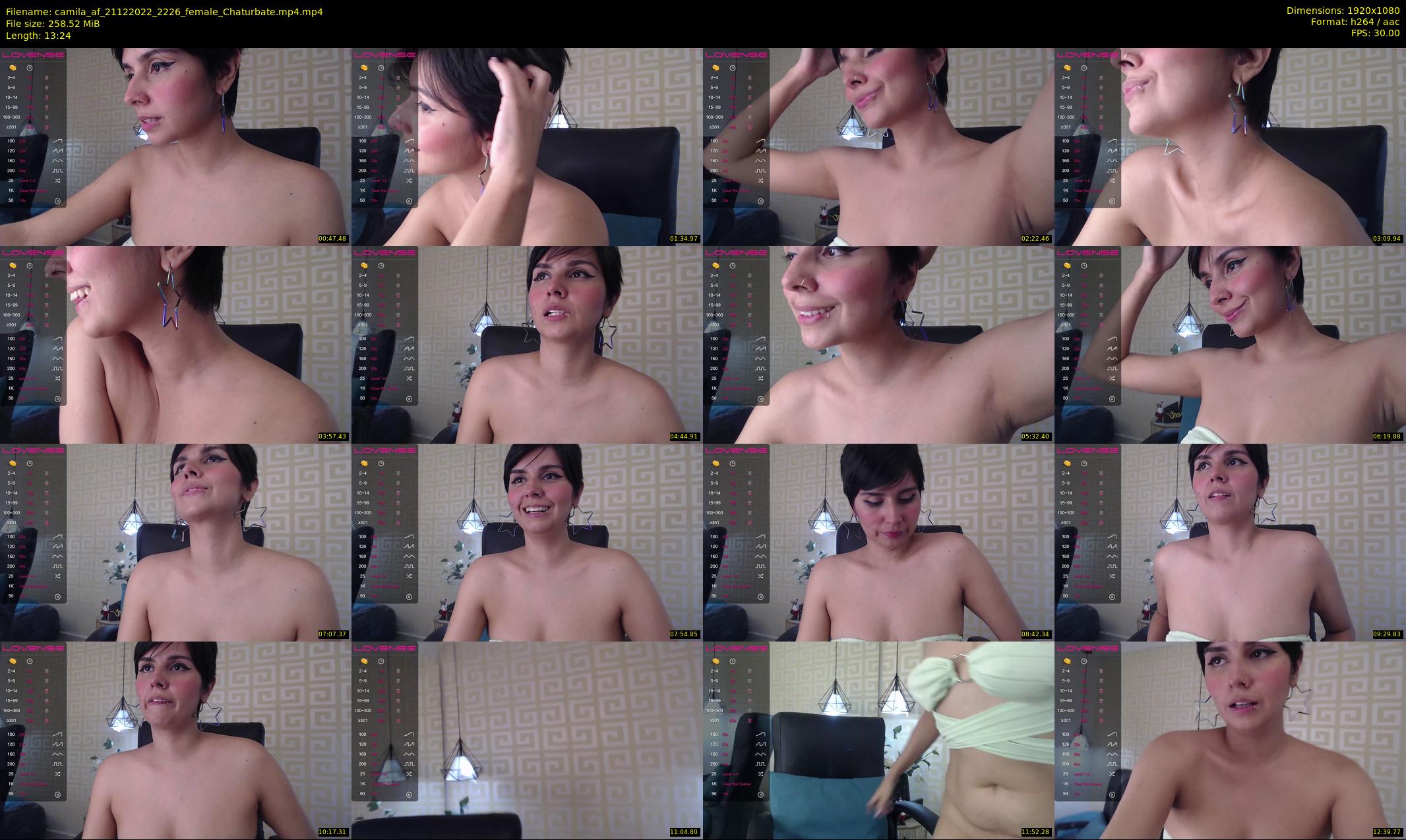 camila_af — 14 minute Chaturbate female cam show recording, 1080p, Dec 21, 2022