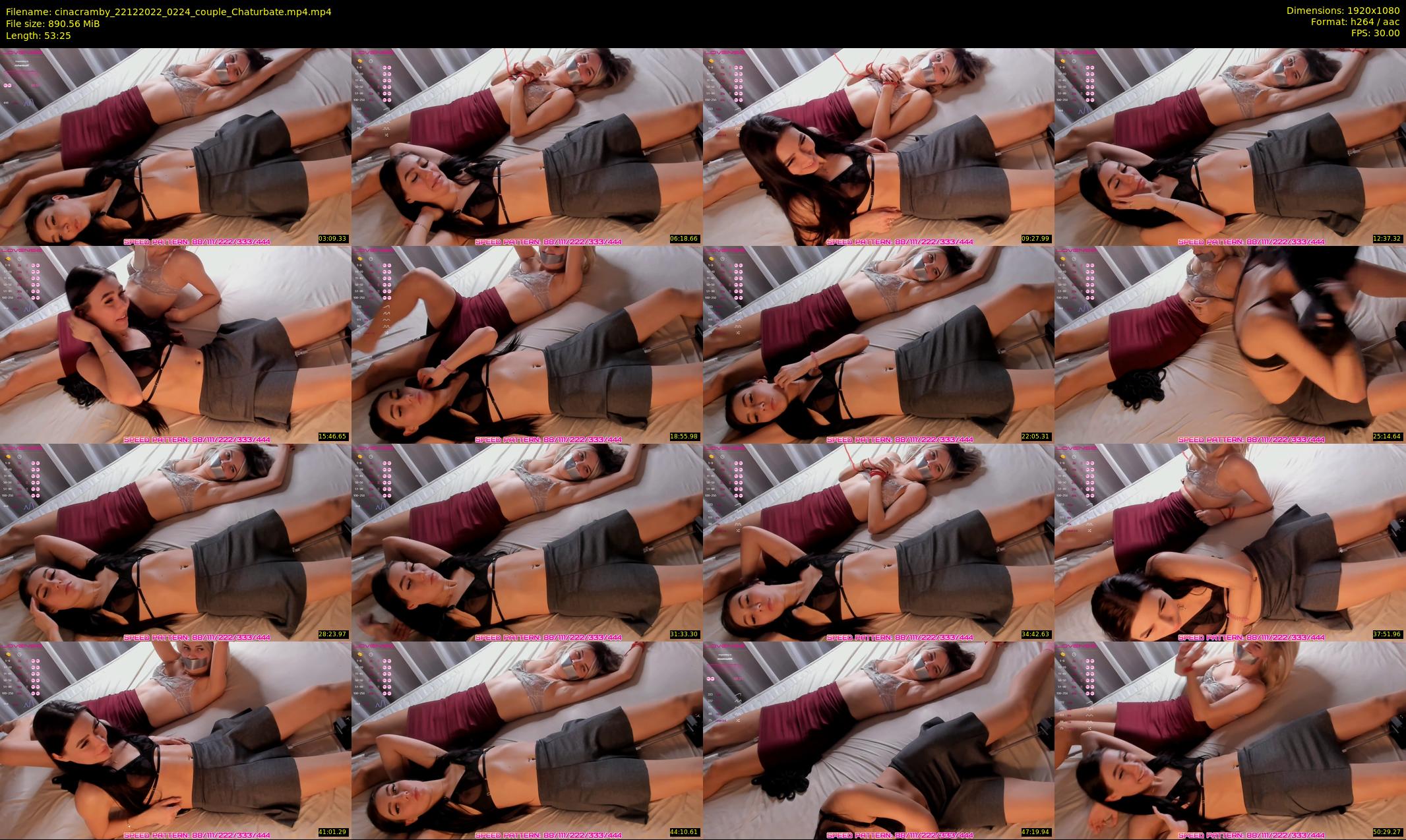 cinacramby — 54 minute Chaturbate female cam show recording, 1080p, Dec 22, 2022