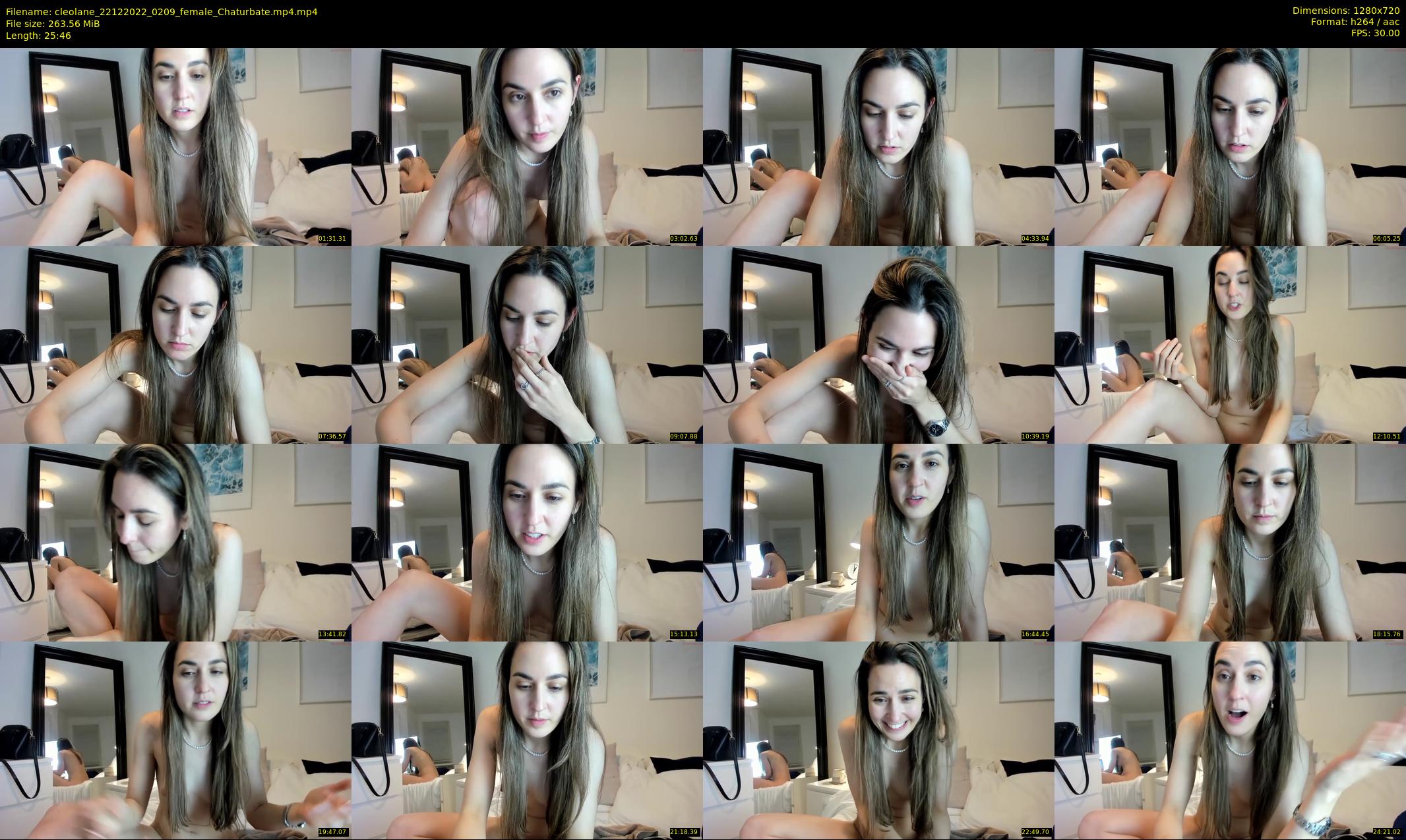 cleolane — 26 minute Chaturbate female cam show recording, 720p, Dec 22, 2022