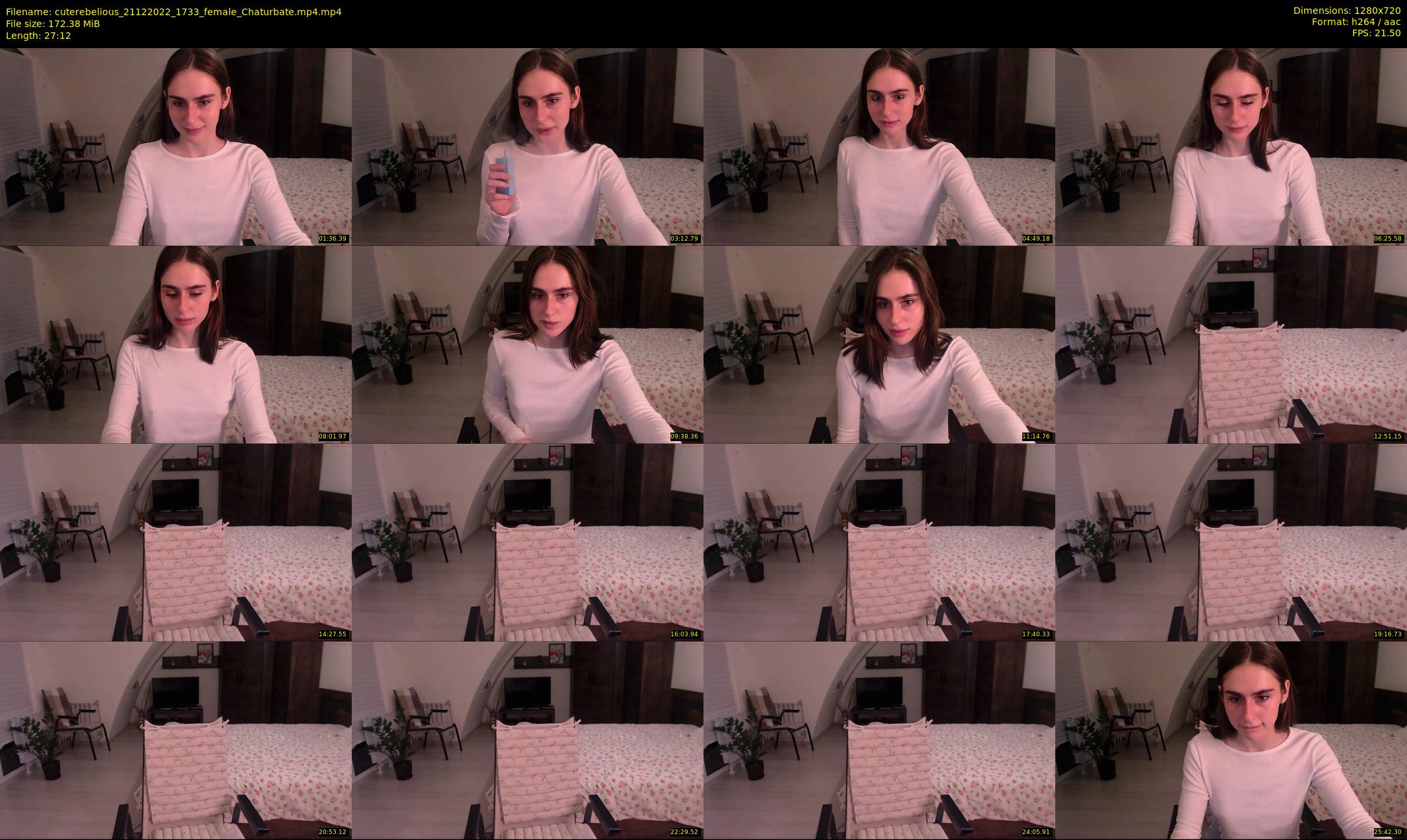 cuterebelious — 28 minute Chaturbate female cam show recording, 720p, Dec 21, 2022