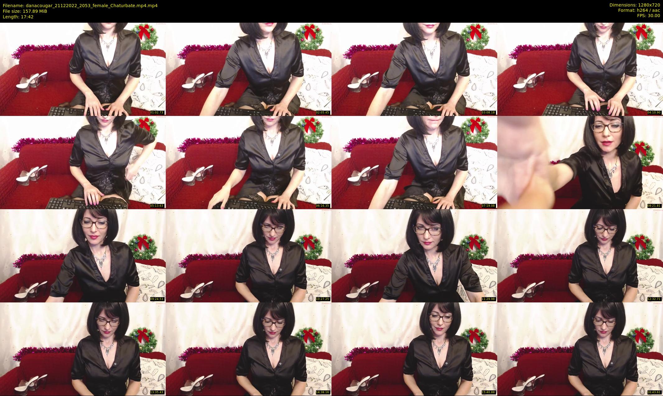 danacougar — 18 minute Chaturbate female cam show recording, 720p, Dec 21, 2022