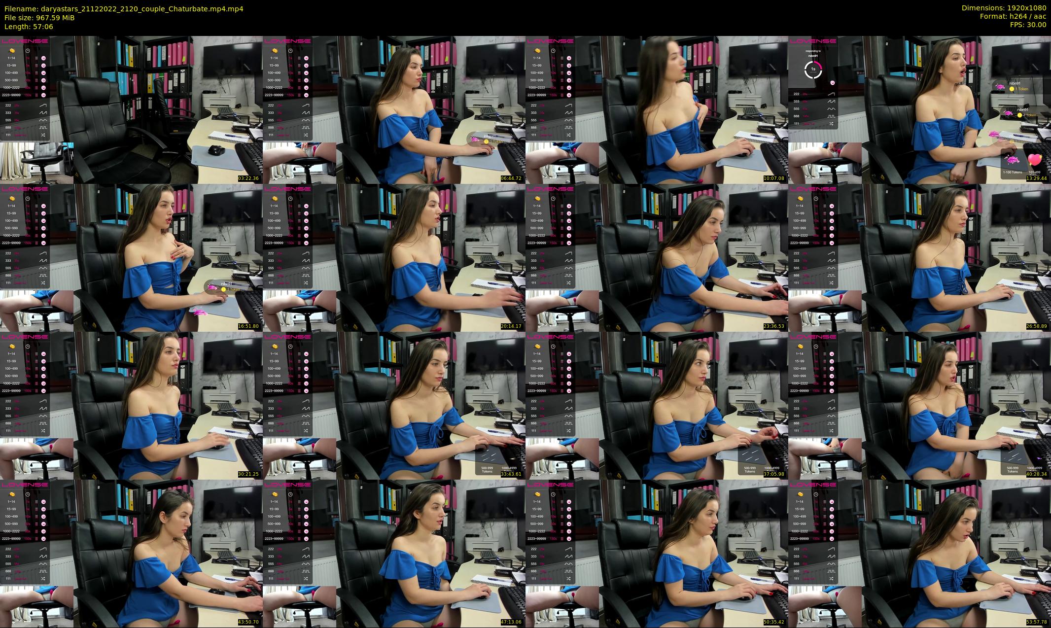 daryastars — 58 minute Chaturbate couple cam show recording, 1080p, Dec 21, 2022