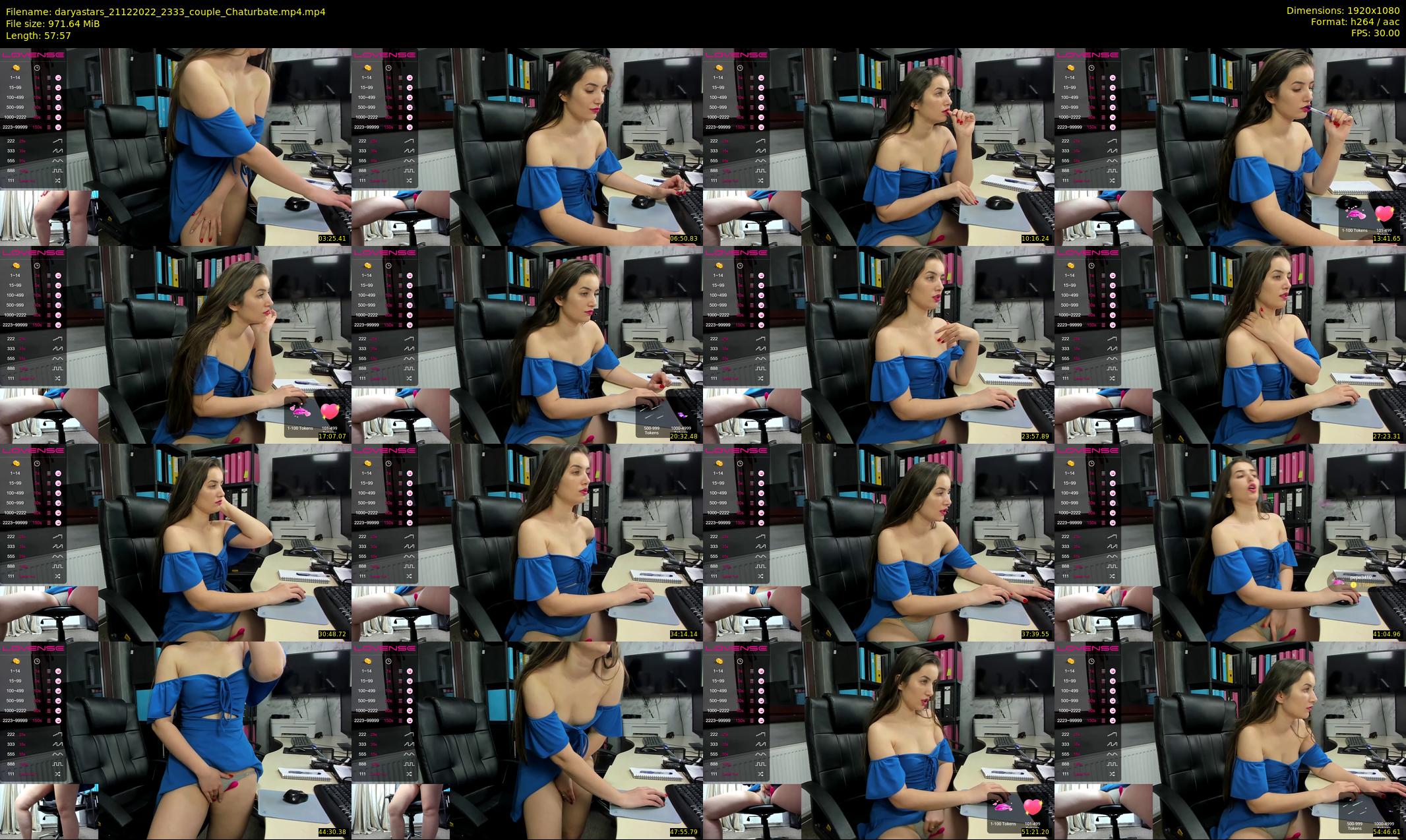 daryastars — 58 minute Chaturbate couple cam show recording, 1080p, Dec 21, 2022