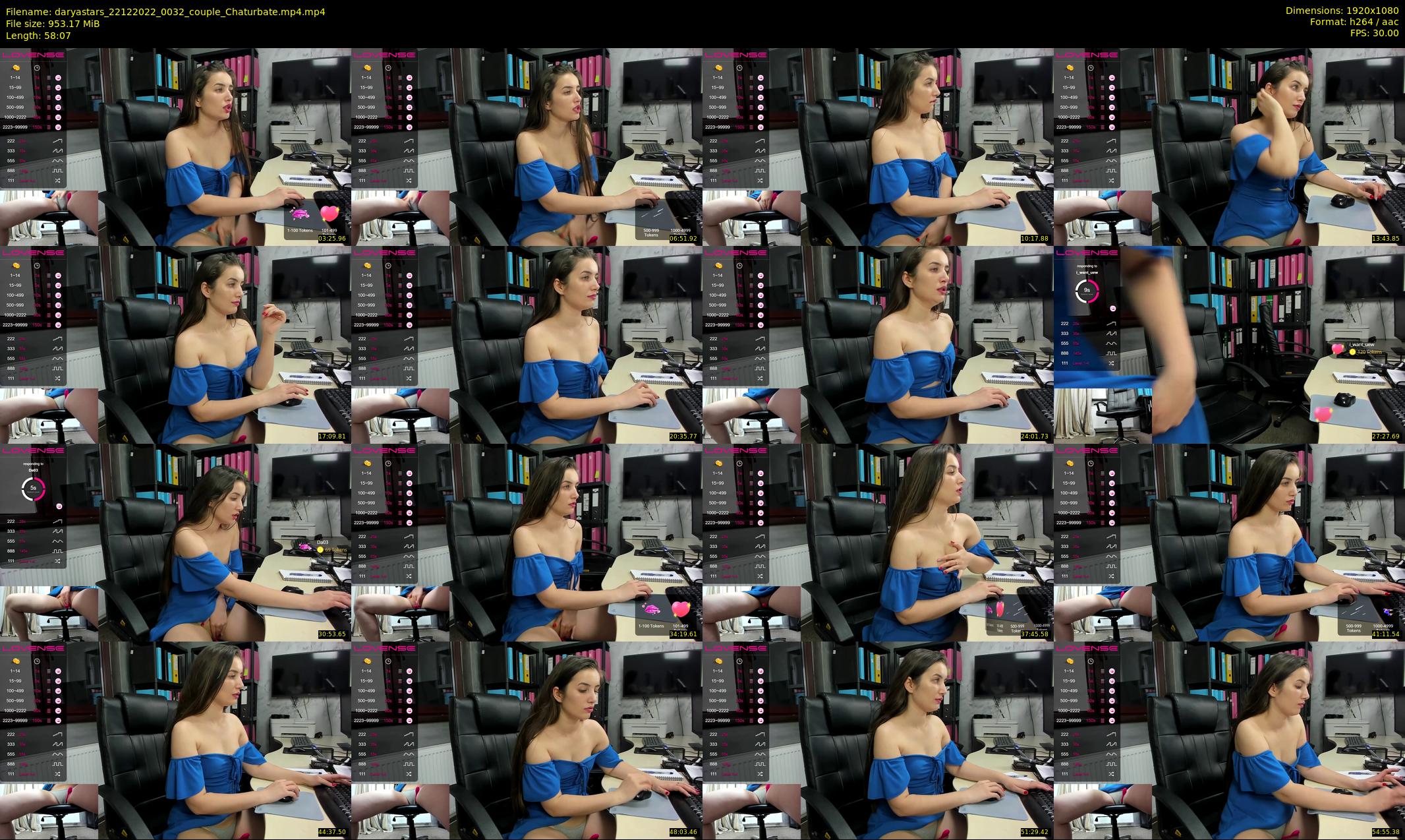 daryastars — 59 minute Chaturbate couple cam show recording, 1080p, Dec 22, 2022