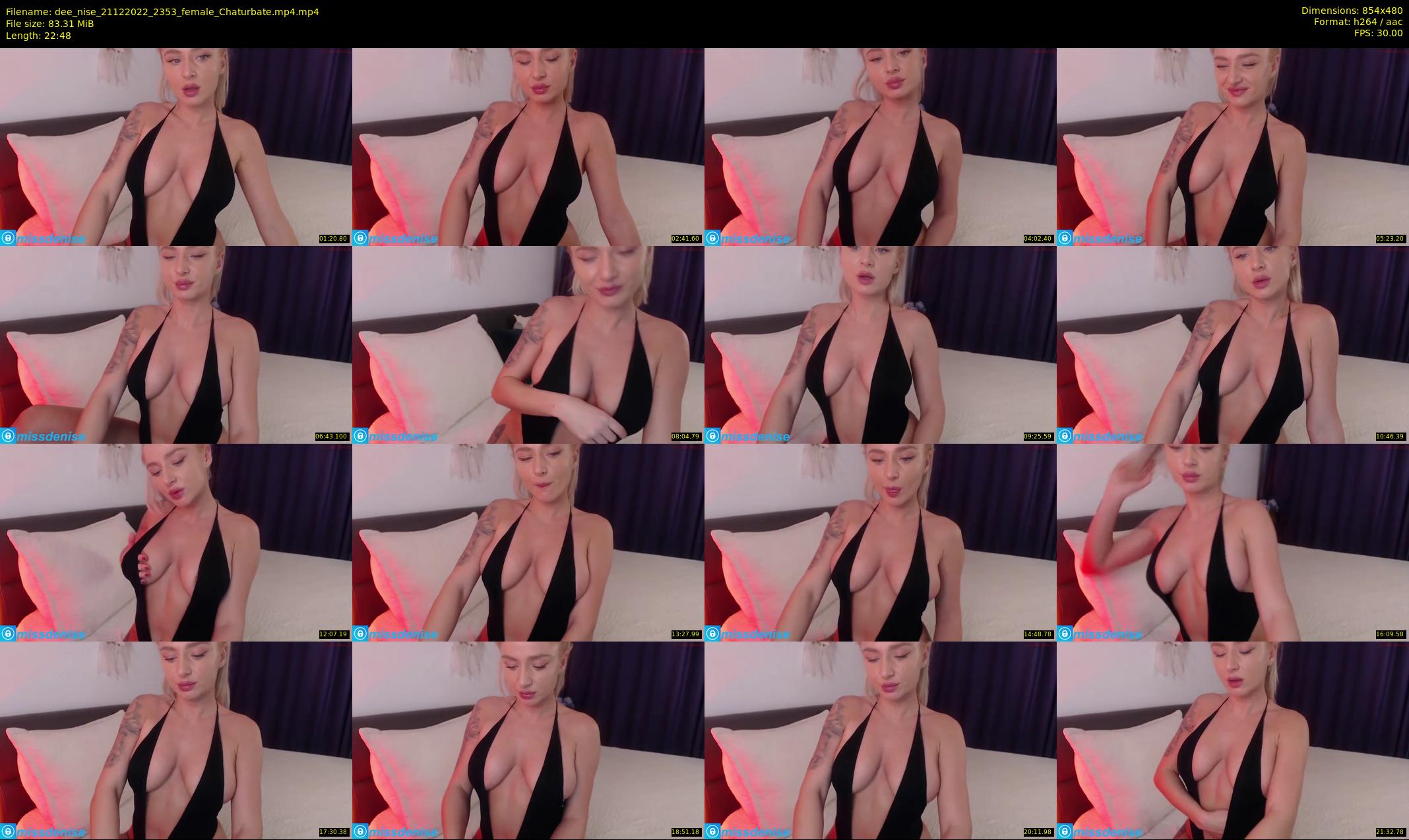 dee_nise — 23 minute Chaturbate female cam show recording, 480p, Dec 21, 2022
