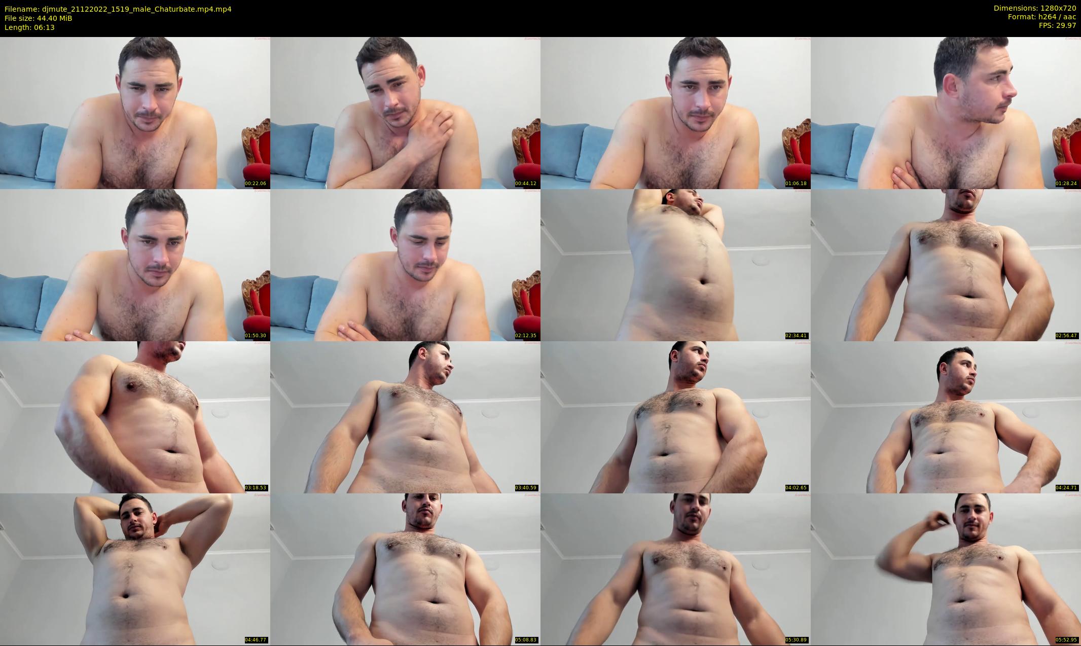 djmute — 7 minute Chaturbate male cam show recording, 720p, Dec 21, 2022
