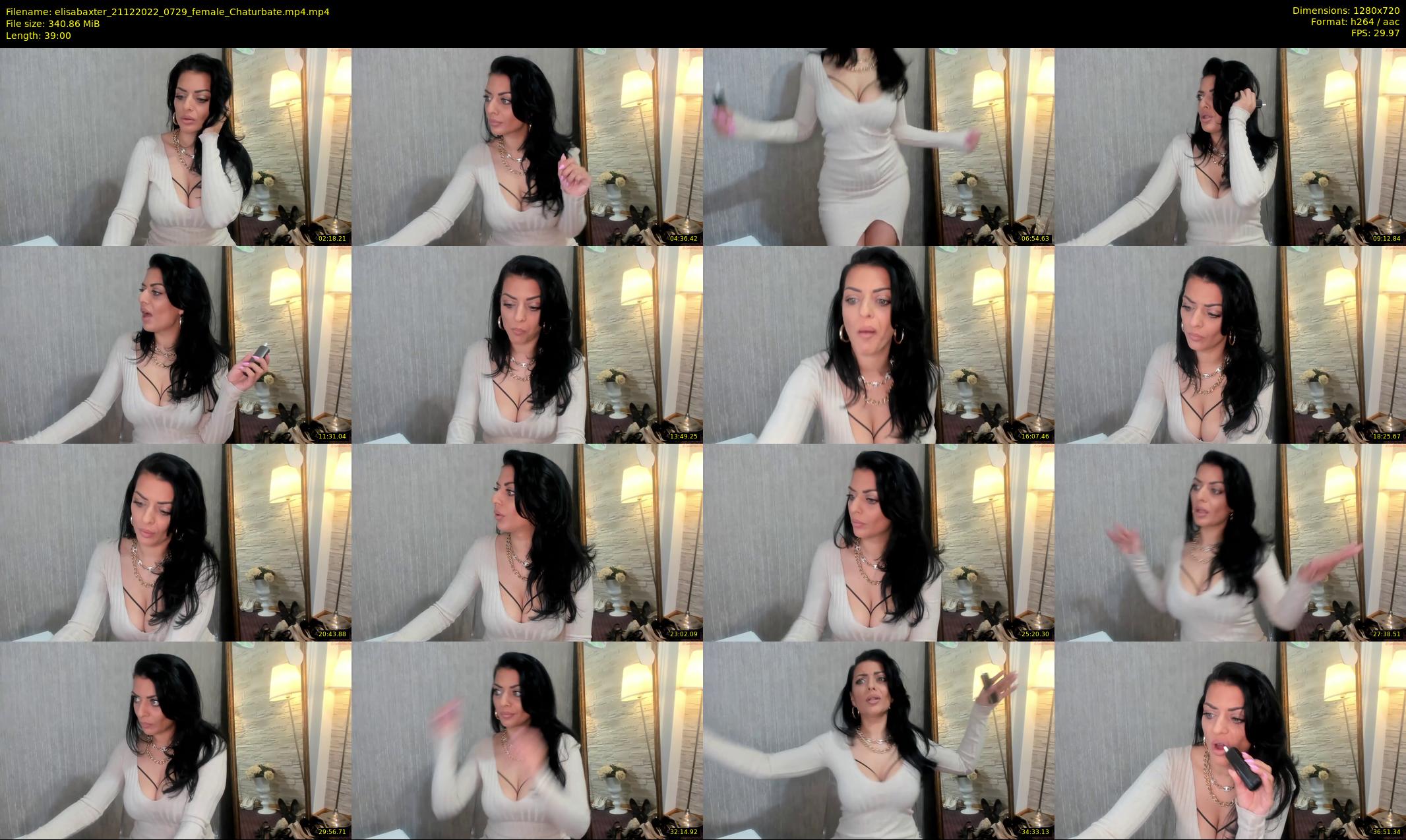 elisabaxter — 39 minute Chaturbate female cam show recording, 720p, Dec 21, 2022