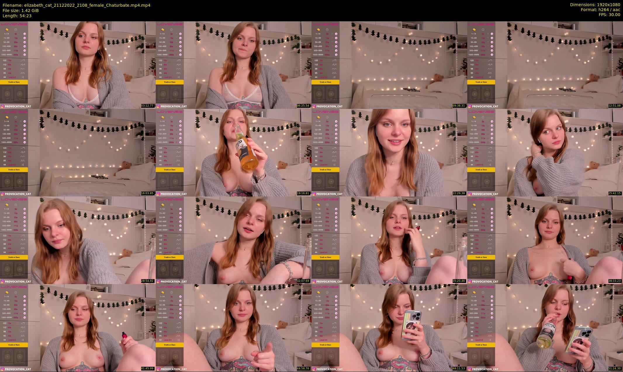 elizabeth_cat — 55 minute Chaturbate female cam show recording, 1080p, Dec 21, 2022