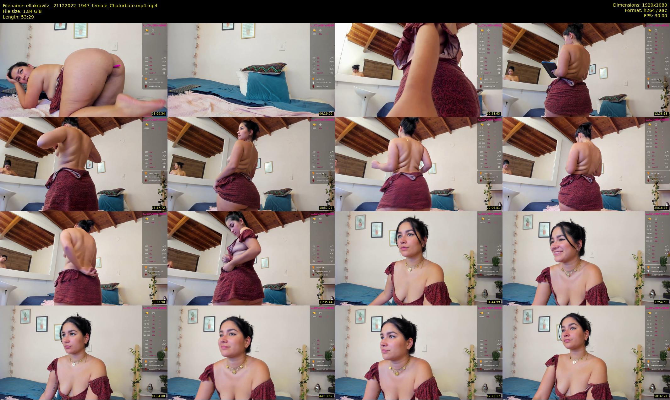 ellakravitz_ — 54 minute Chaturbate female cam show recording, 1080p, Dec 21, 2022