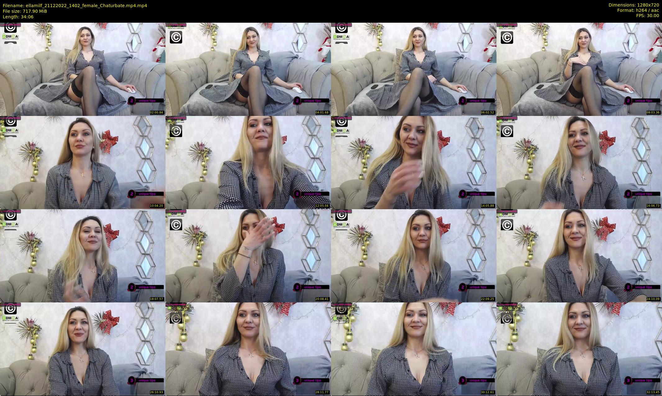 ellamilf — 35 minute Chaturbate female cam show recording, 720p, Dec 21, 2022