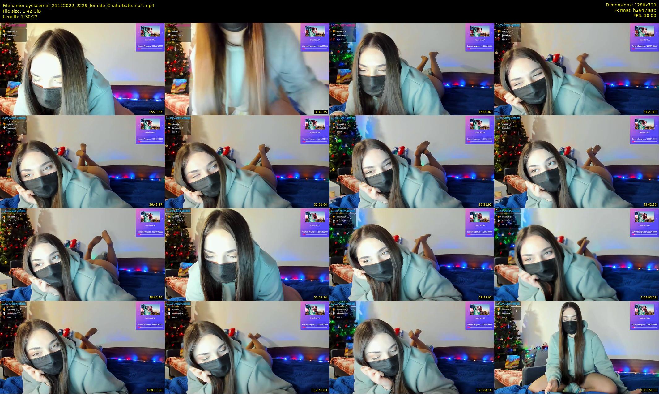eyescomet — 91 minute Chaturbate female cam show recording, 720p, Dec 21, 2022