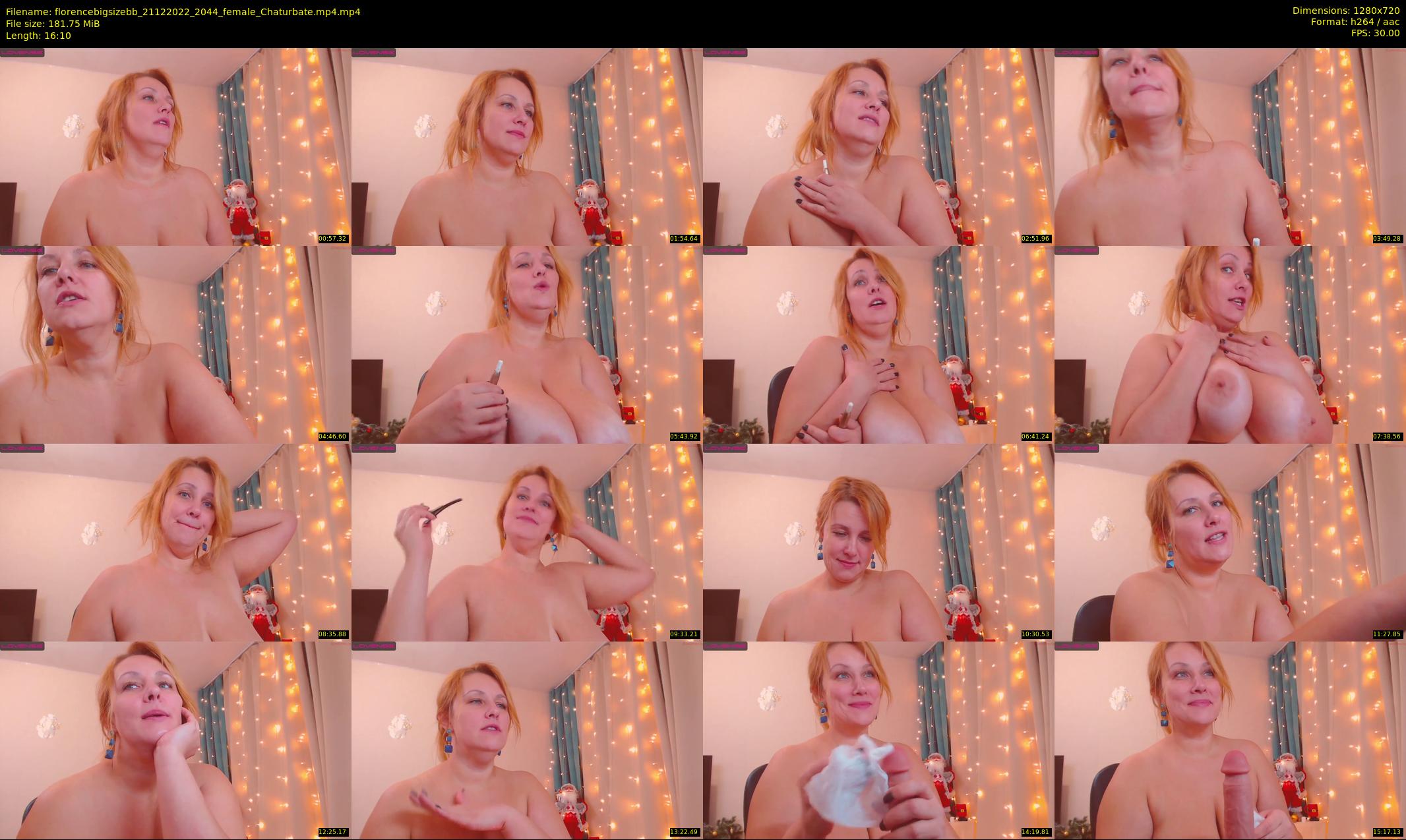 florencebigsizebb — 17 minute Chaturbate female cam show recording, 720p, Dec 21, 2022