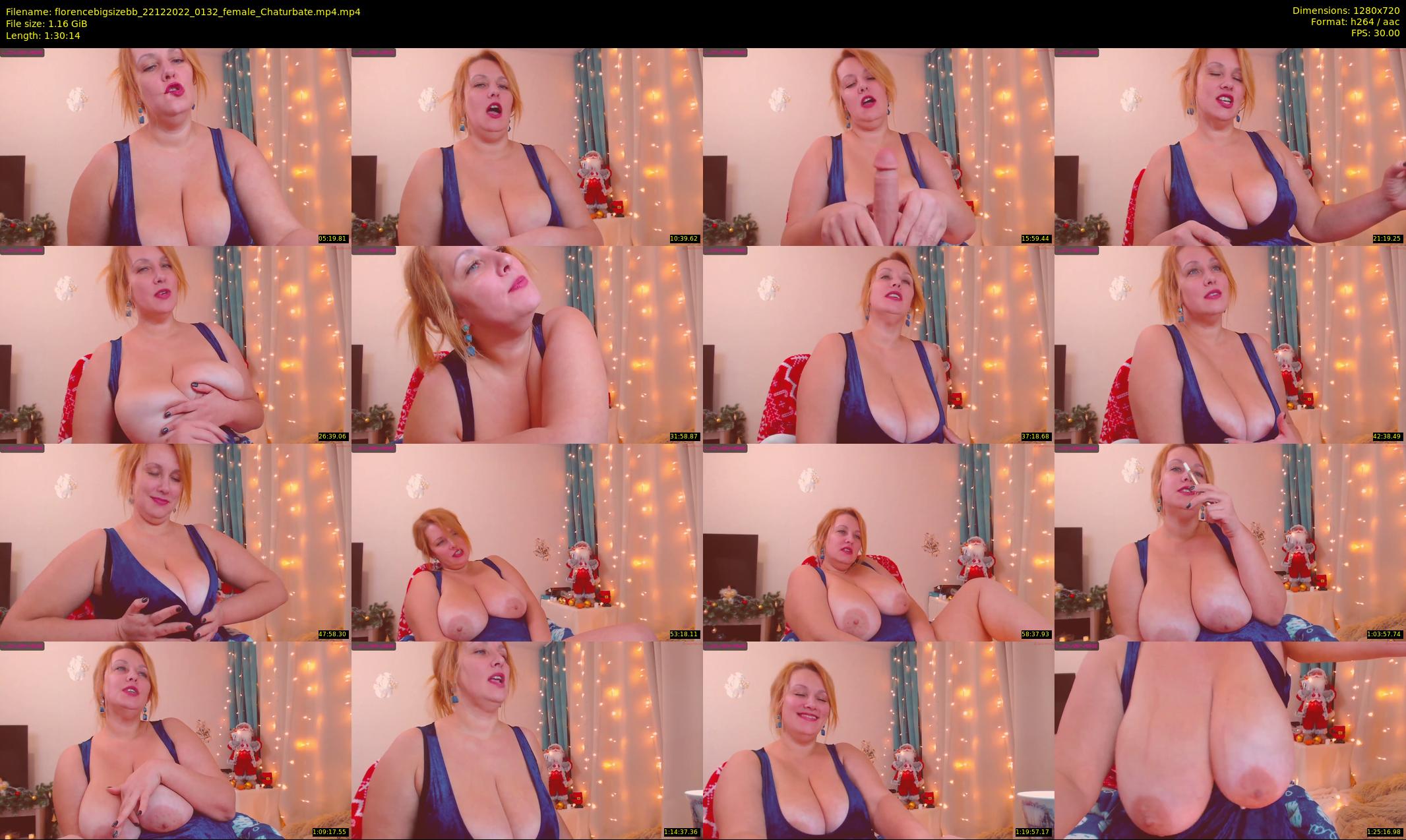 florencebigsizebb — 91 minute Chaturbate female cam show recording, 720p, Dec 22, 2022