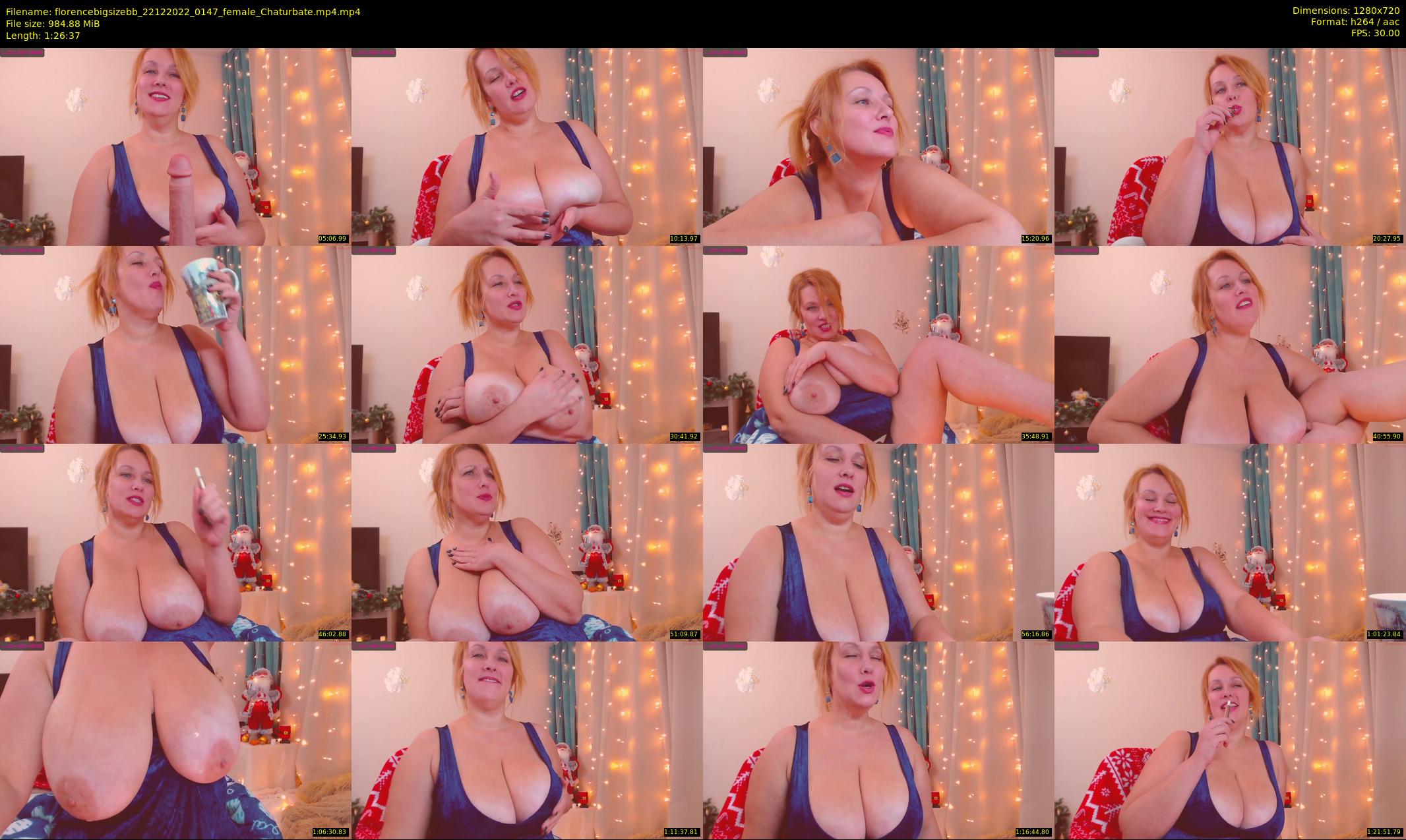 florencebigsizebb — 87 minute Chaturbate female cam show recording, 720p, Dec 22, 2022