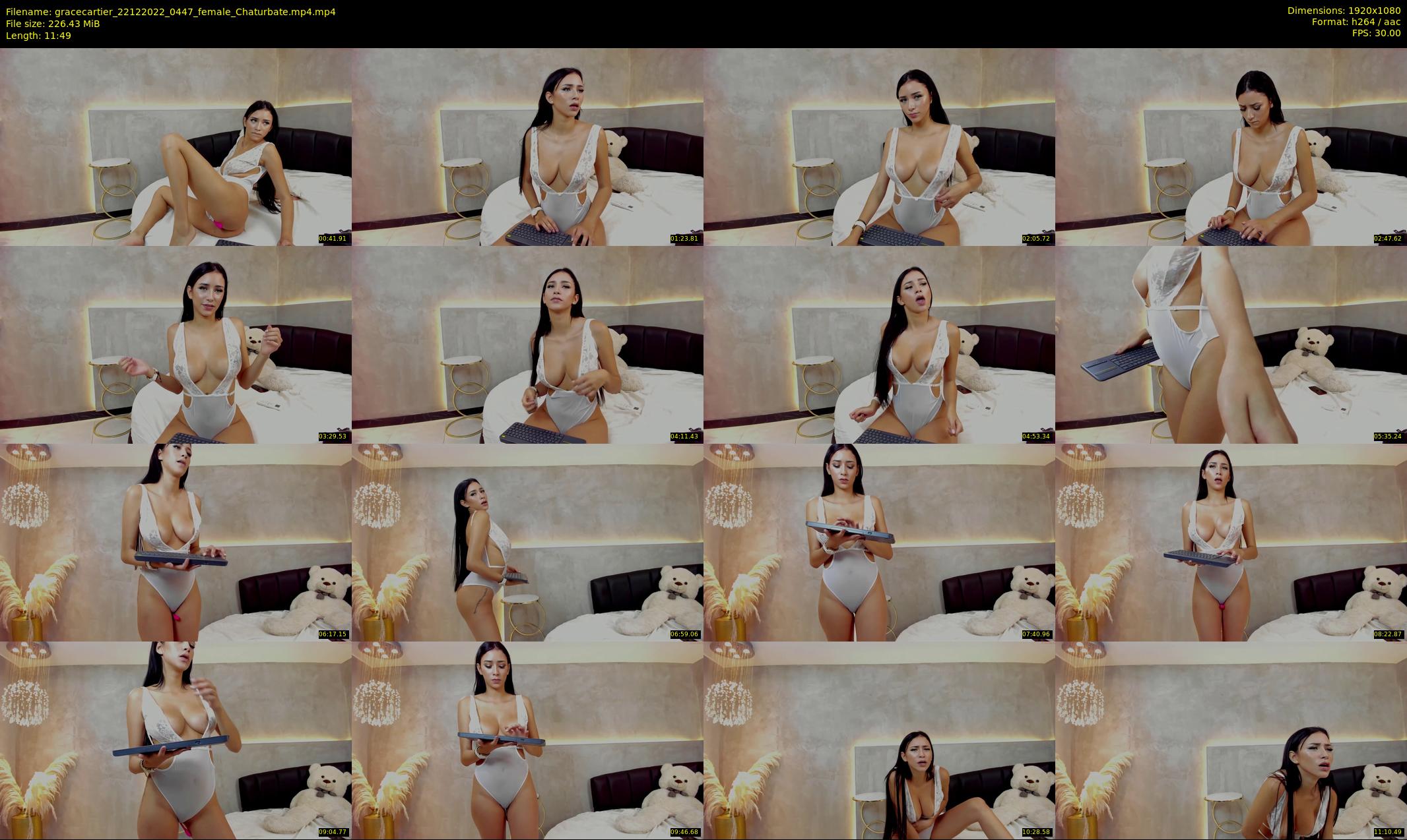 gracecartier — 12 minute Chaturbate female cam show recording, 1080p, Dec 22, 2022