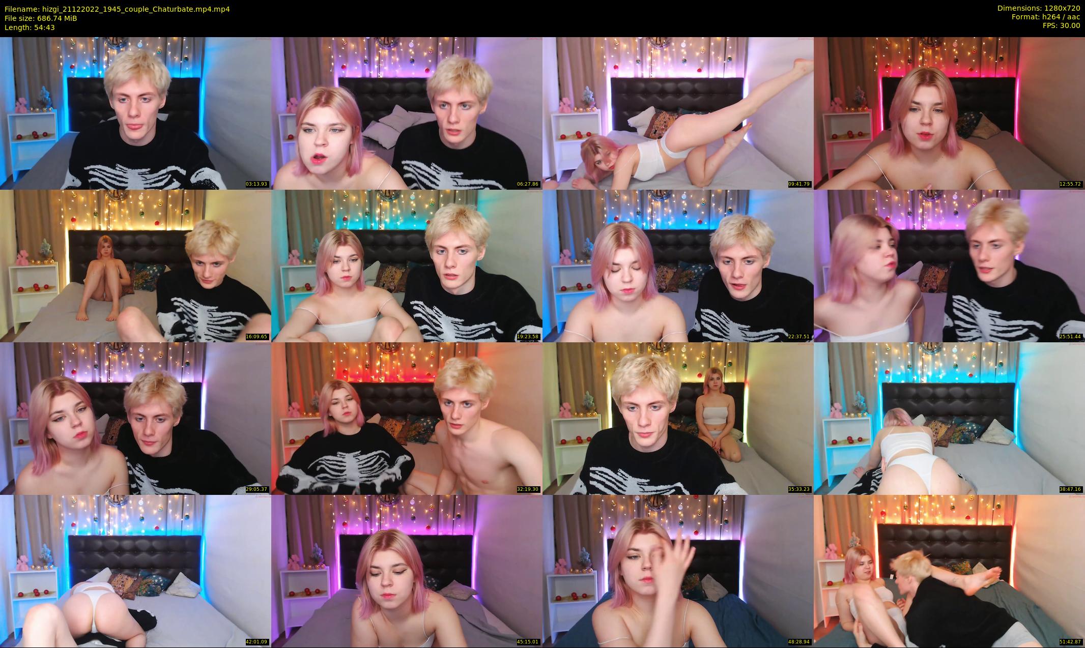 hizgi — 55 minute Chaturbate couple cam show recording, 720p, Dec 21, 2022