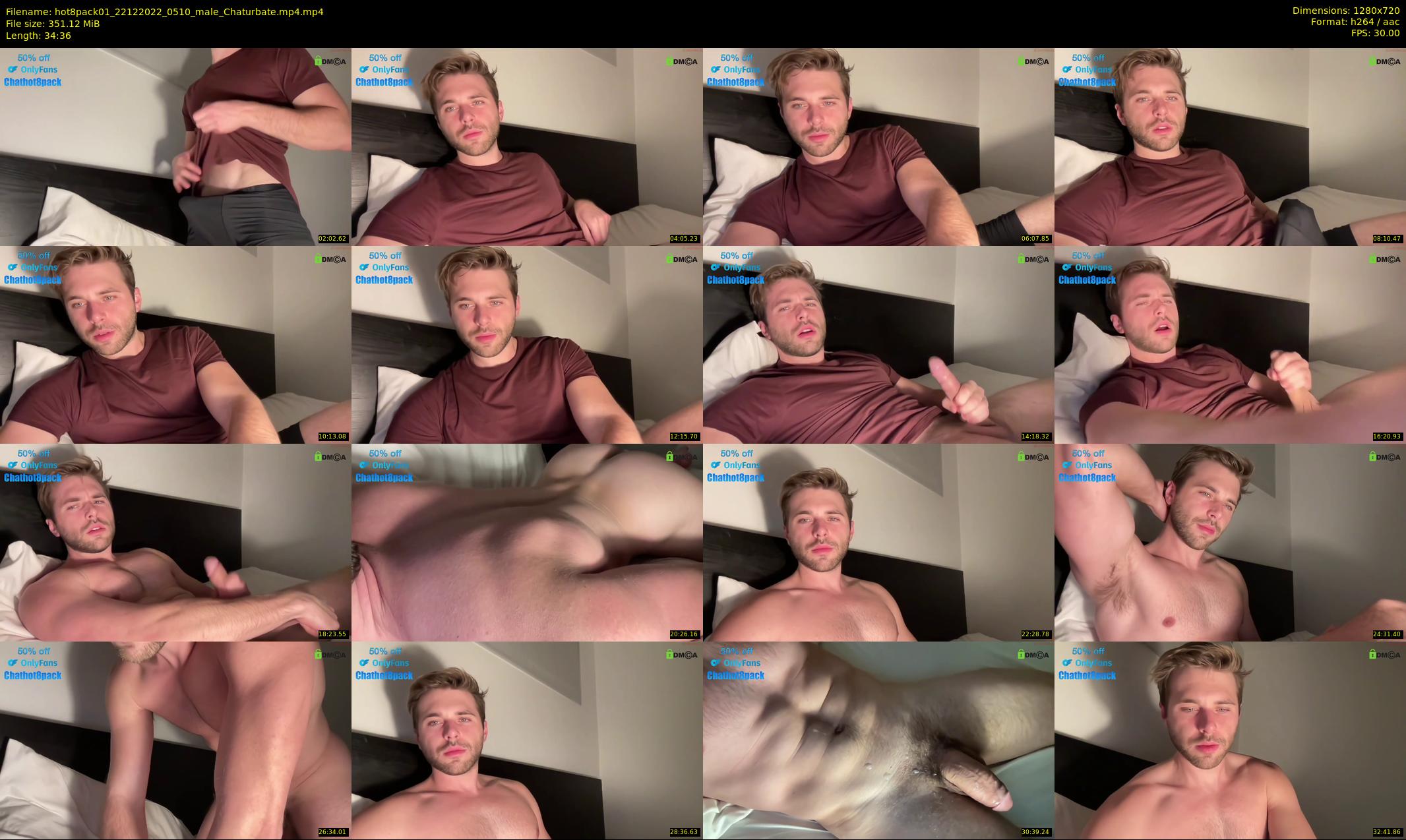 hot8pack01 — 35 minute Chaturbate male cam show recording, 720p, Dec 22, 2022