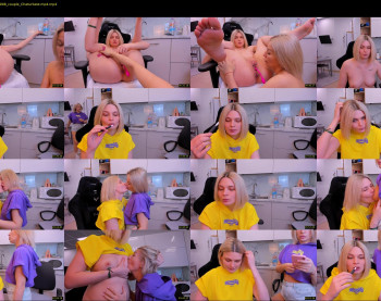 hottyblonds — 56 minute Chaturbate couple cam show recording, 1080p, Dec 22, 2022
