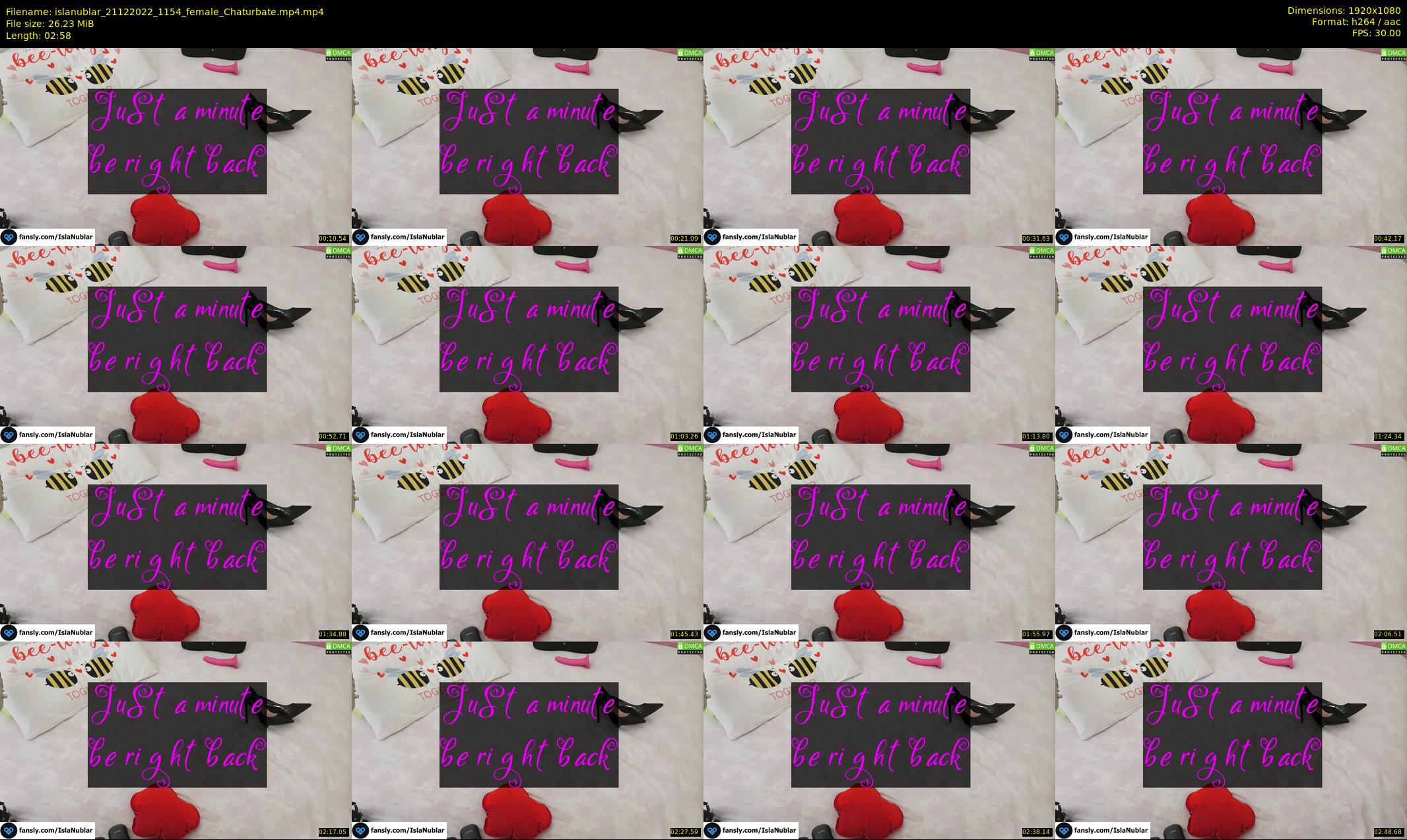 islanublar — 3 minute Chaturbate female cam show recording, 1080p, Dec 21, 2022