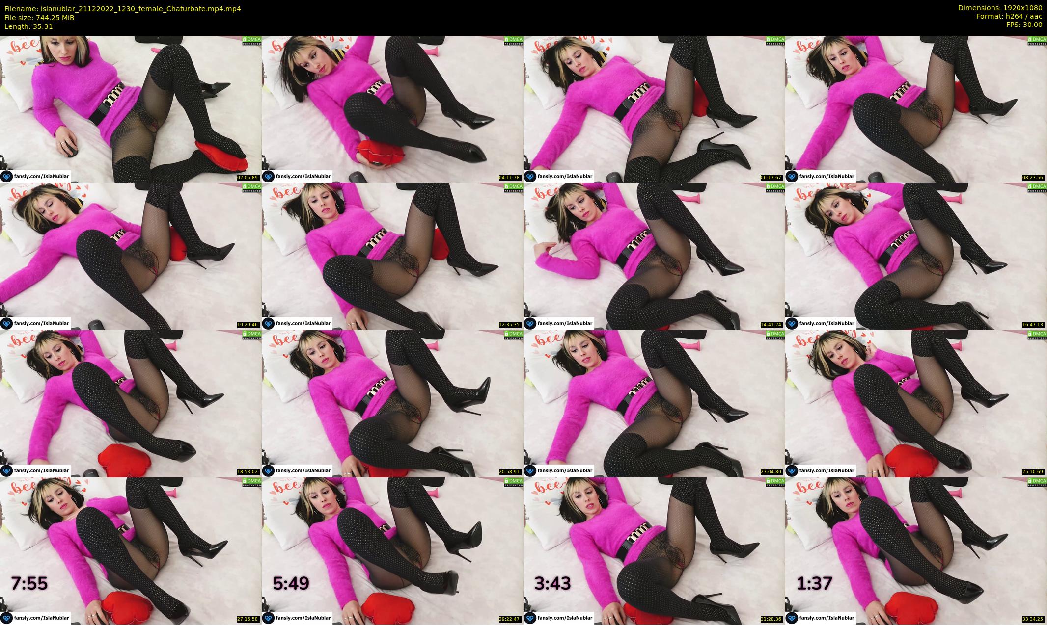 islanublar — 36 minute Chaturbate female cam show recording, 1080p, Dec 21, 2022