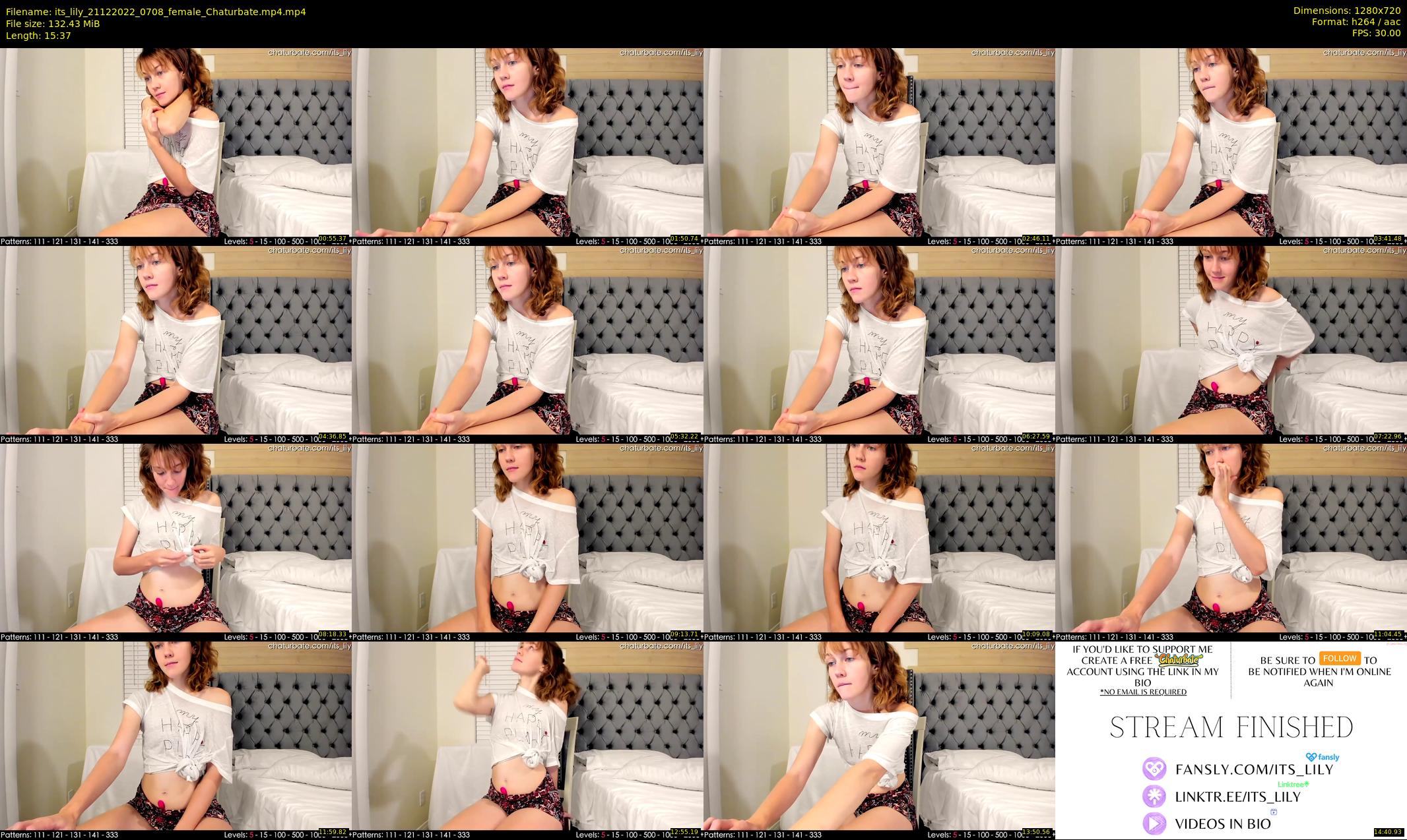 its_lily — 16 minute Chaturbate female cam show recording, 720p, Dec 21, 2022