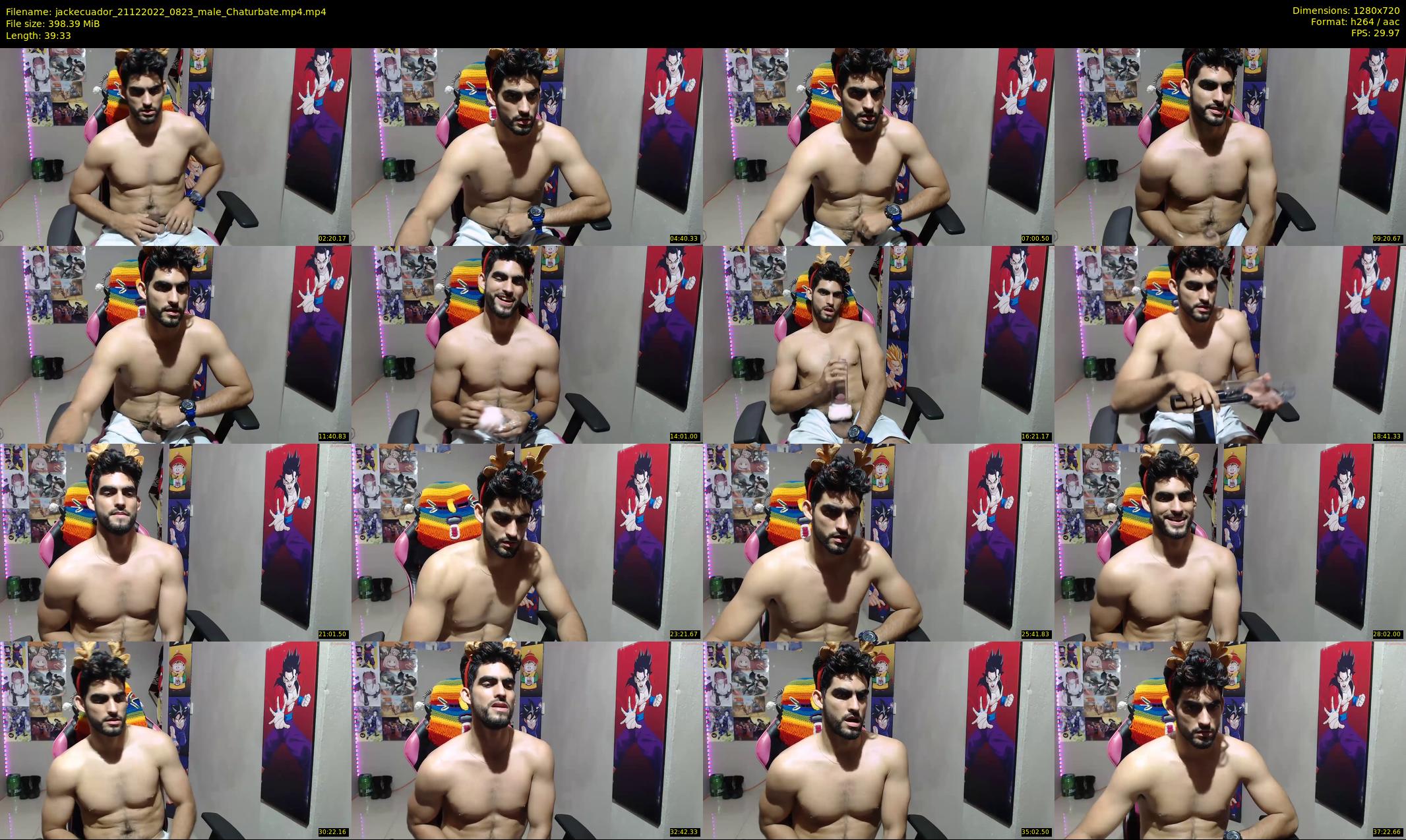 jackecuador — 40 minute Chaturbate male cam show recording, 720p, Dec 21, 2022