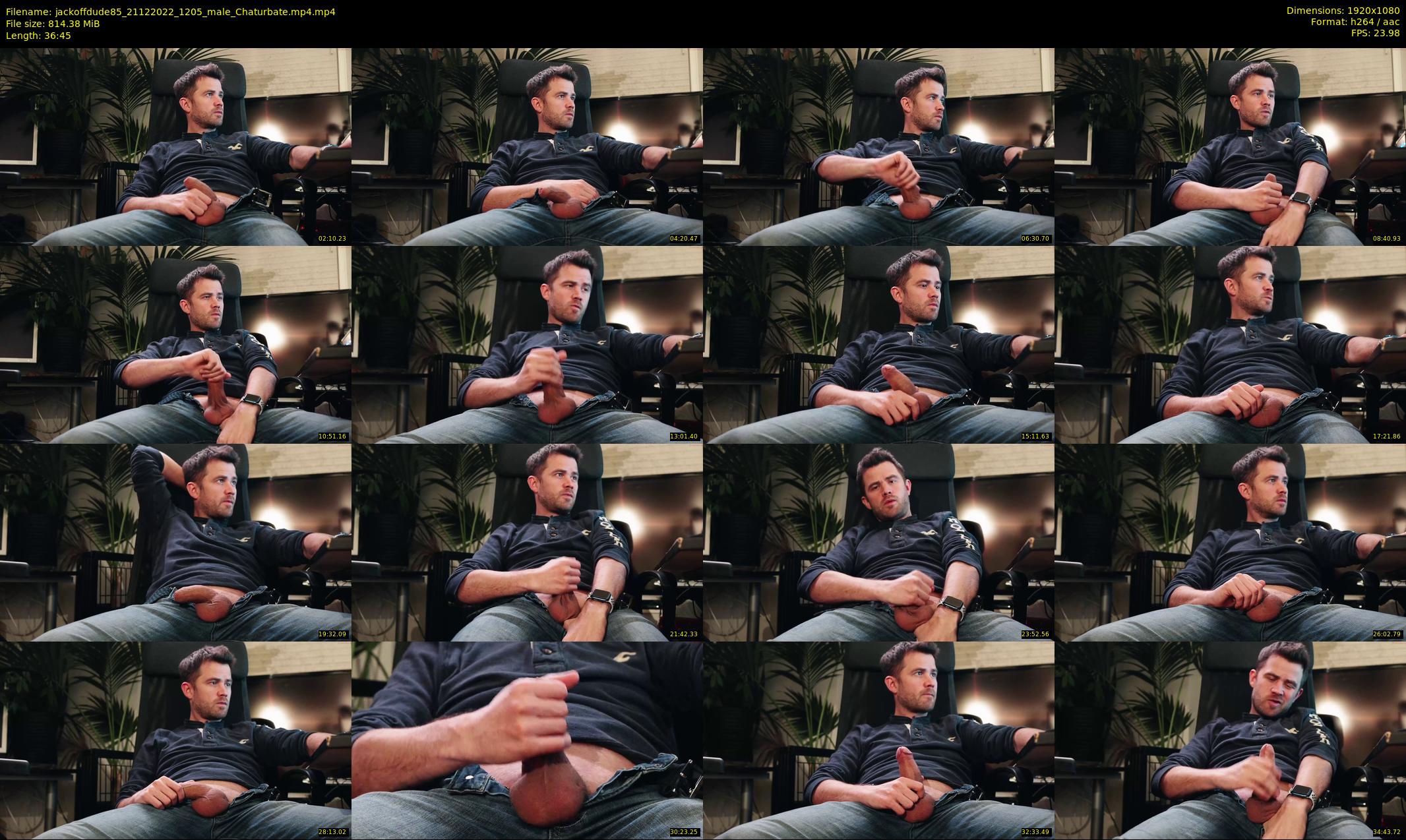 jackoffdude85 — 37 minute Chaturbate male cam show recording, 1080p, Dec 21, 2022