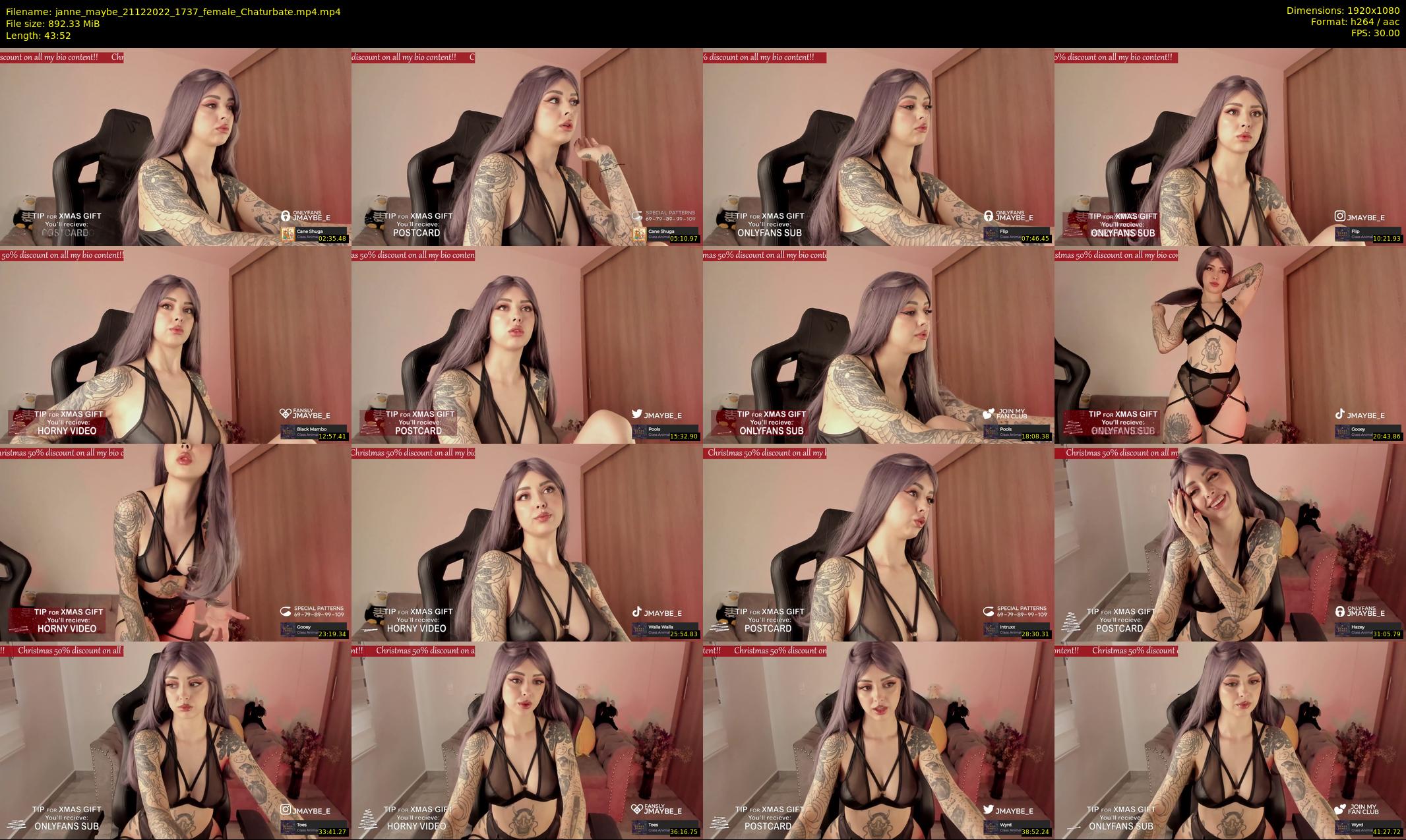 janne_maybe — 44 minute Chaturbate female cam show recording, 1080p, Dec 21, 2022