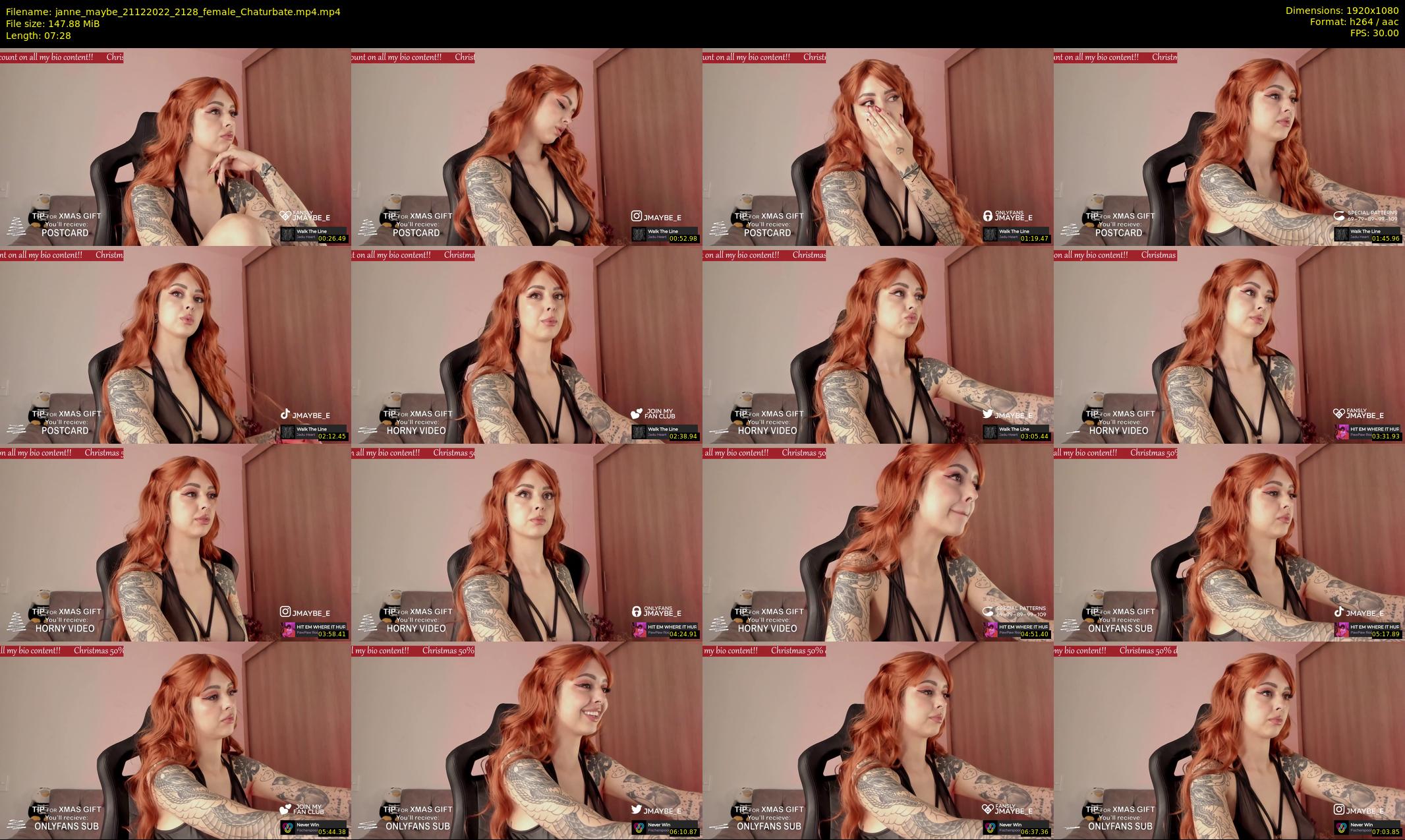 janne_maybe — 8 minute Chaturbate female cam show recording, 1080p, Dec 21, 2022