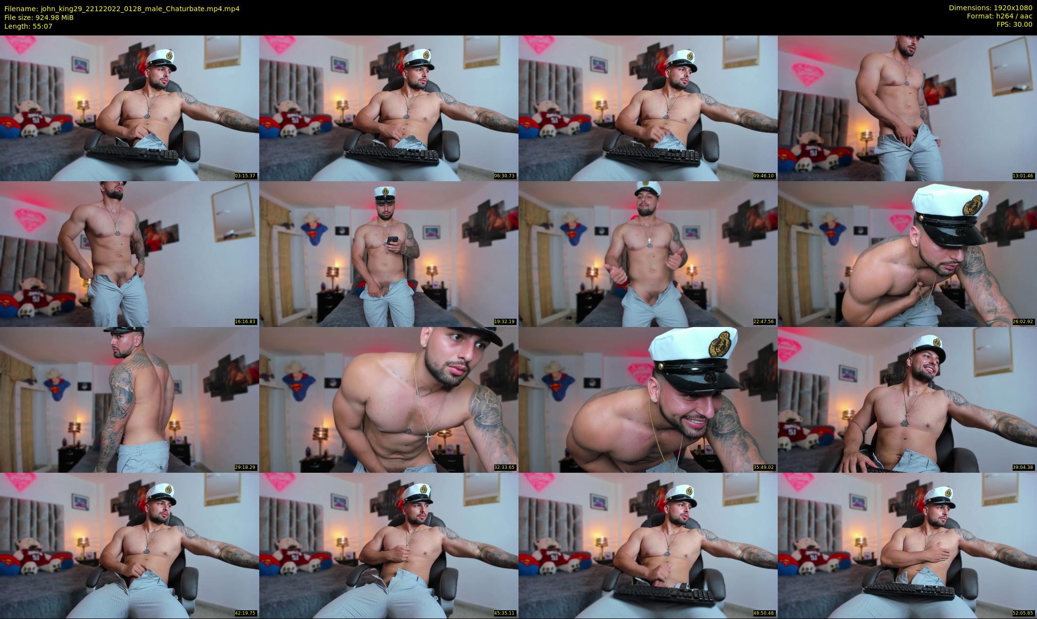 john_king29 — 56 minute Chaturbate male cam show recording, 1080p, Dec 22, 2022