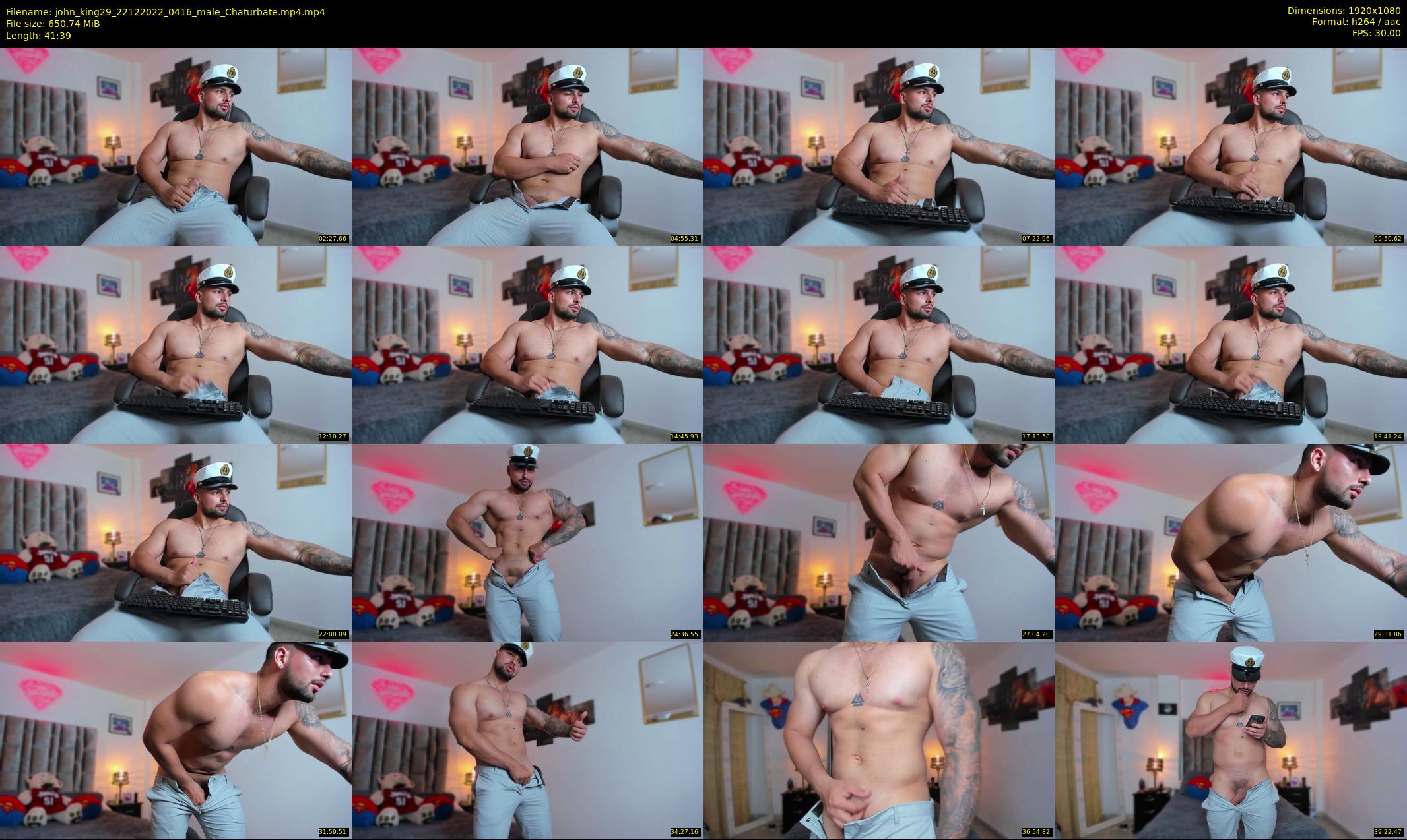 john_king29 — 42 minute Chaturbate male cam show recording, 1080p, Dec 22, 2022