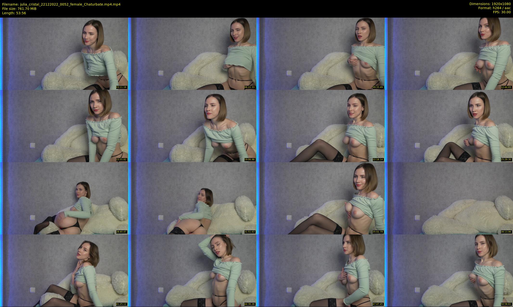 julia_cristal — 54 minute Chaturbate female cam show recording, 1080p, Dec 22, 2022