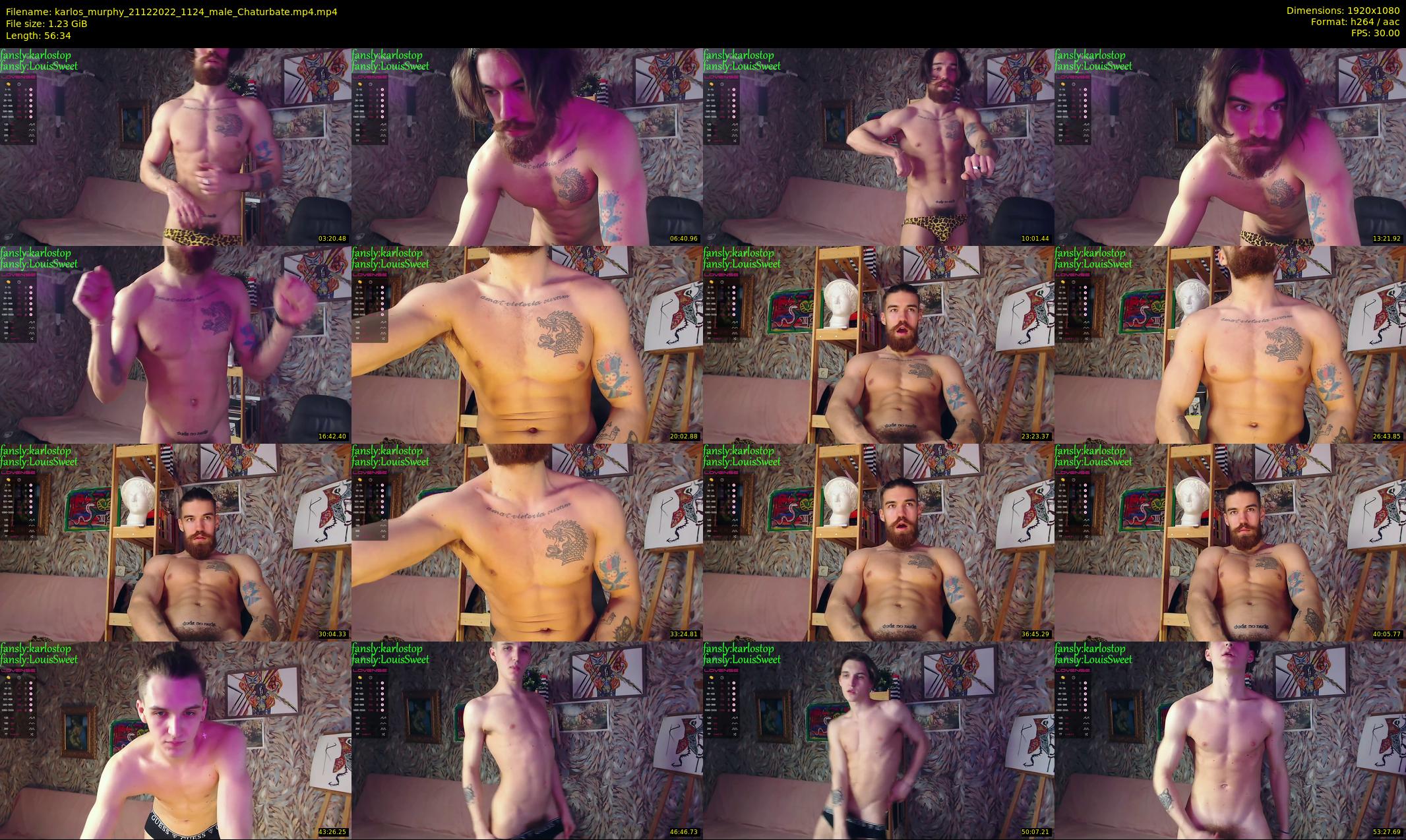 karlos_murphy — 57 minute Chaturbate male cam show recording, 1080p, Dec 21, 2022