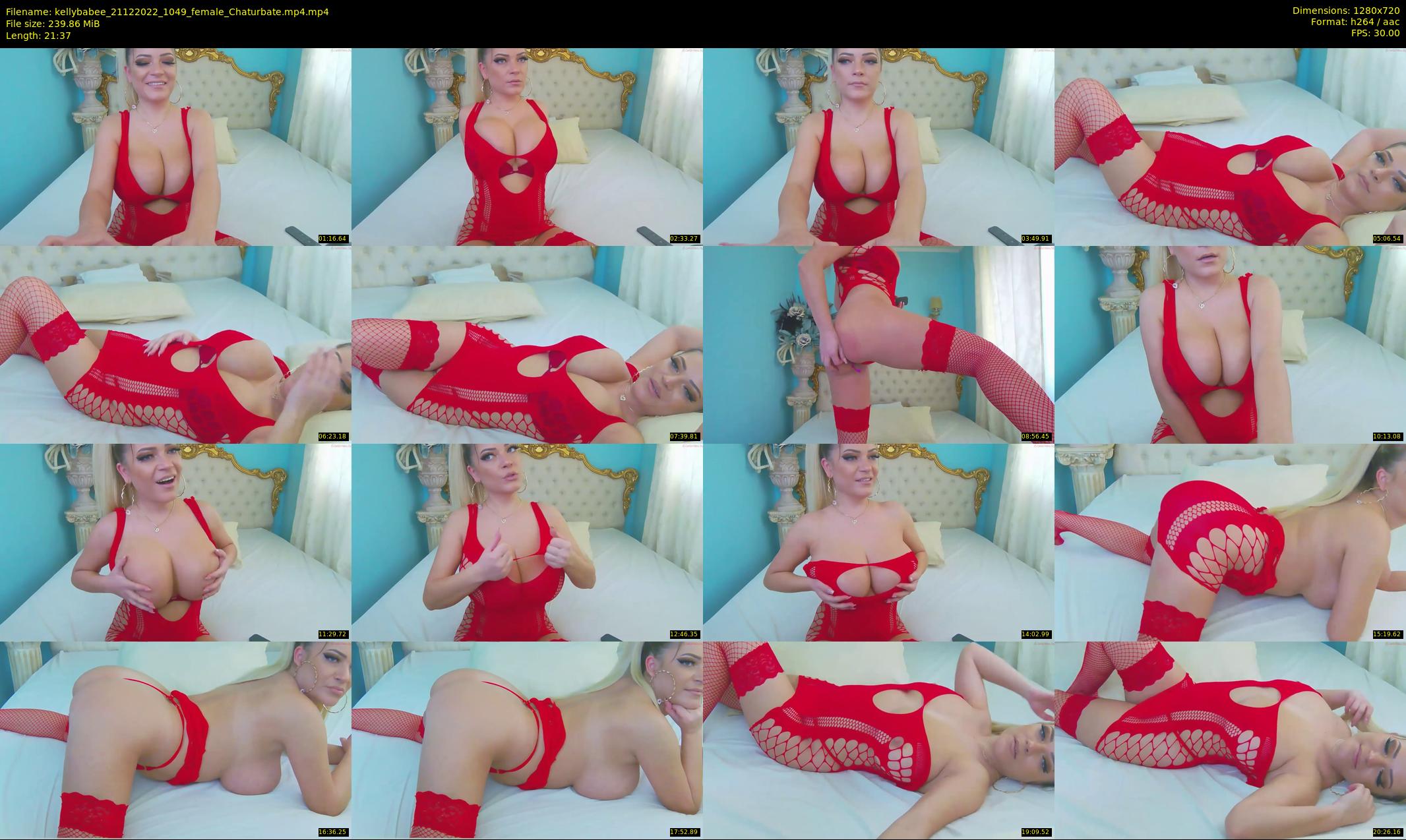 kellybabee — 22 minute Chaturbate female cam show recording, 720p, Dec 21, 2022