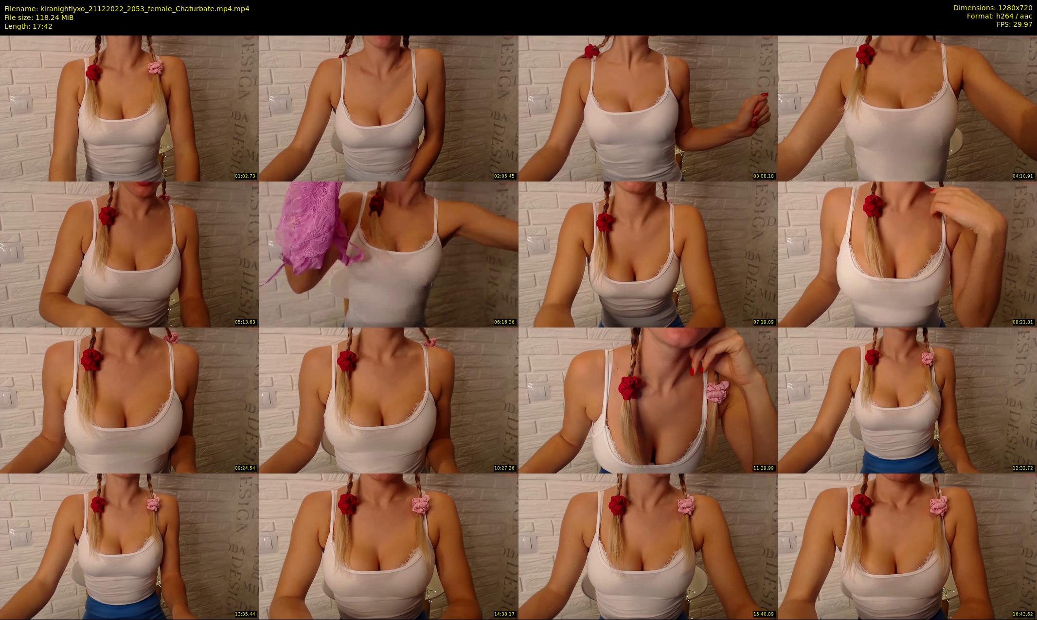 kiranightlyxo — 18 minute Chaturbate female cam show recording, 720p, Dec 21, 2022