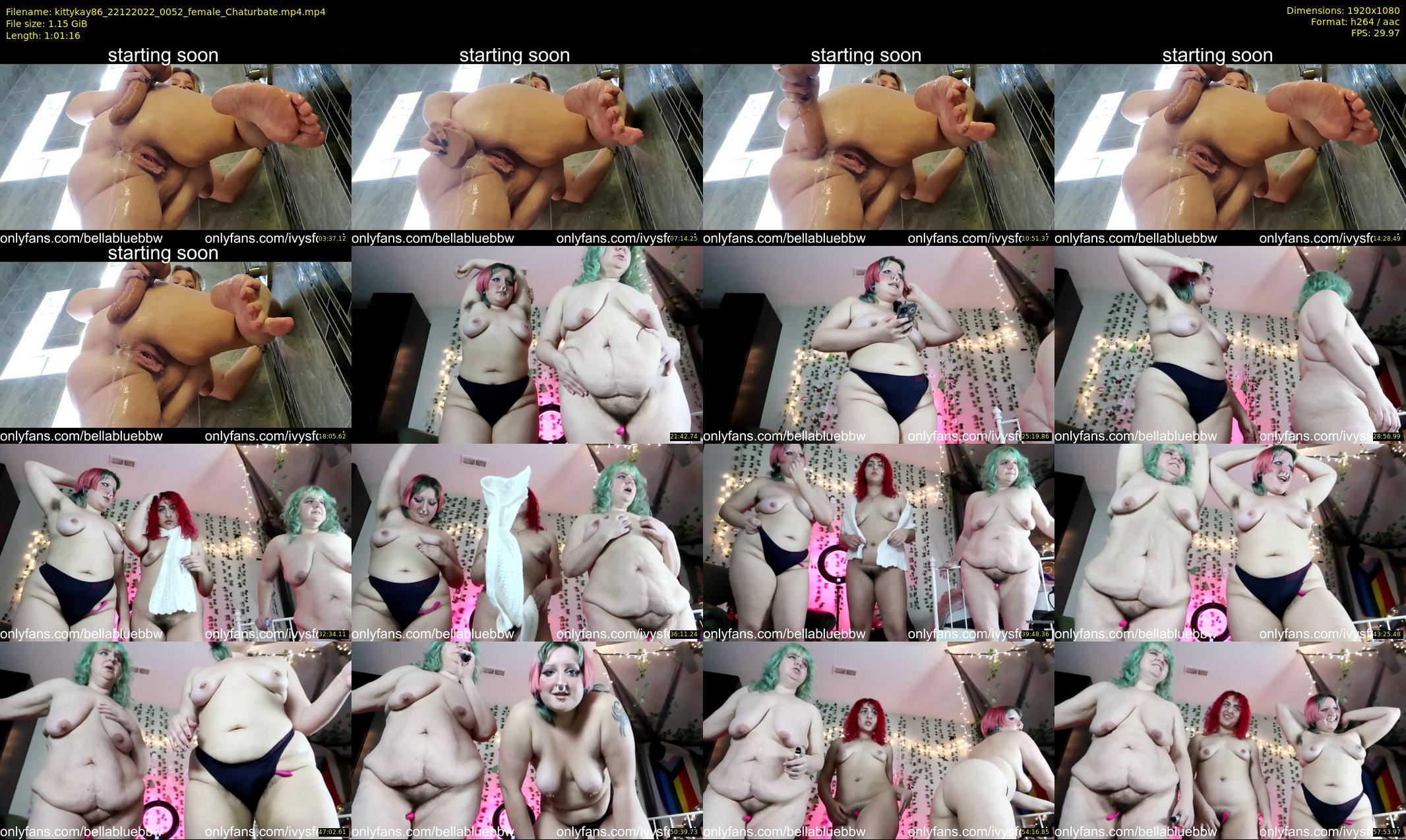 kittykay86 — 62 minute Chaturbate female cam show recording, 1080p, Dec 22, 2022