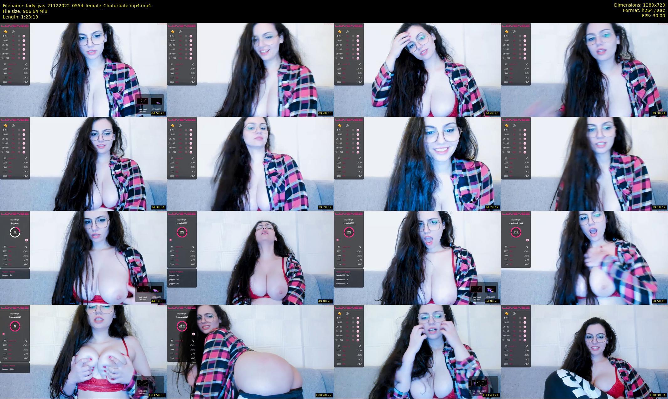 lady_yas — 84 minute Chaturbate female cam show recording, 720p, Dec 21, 2022