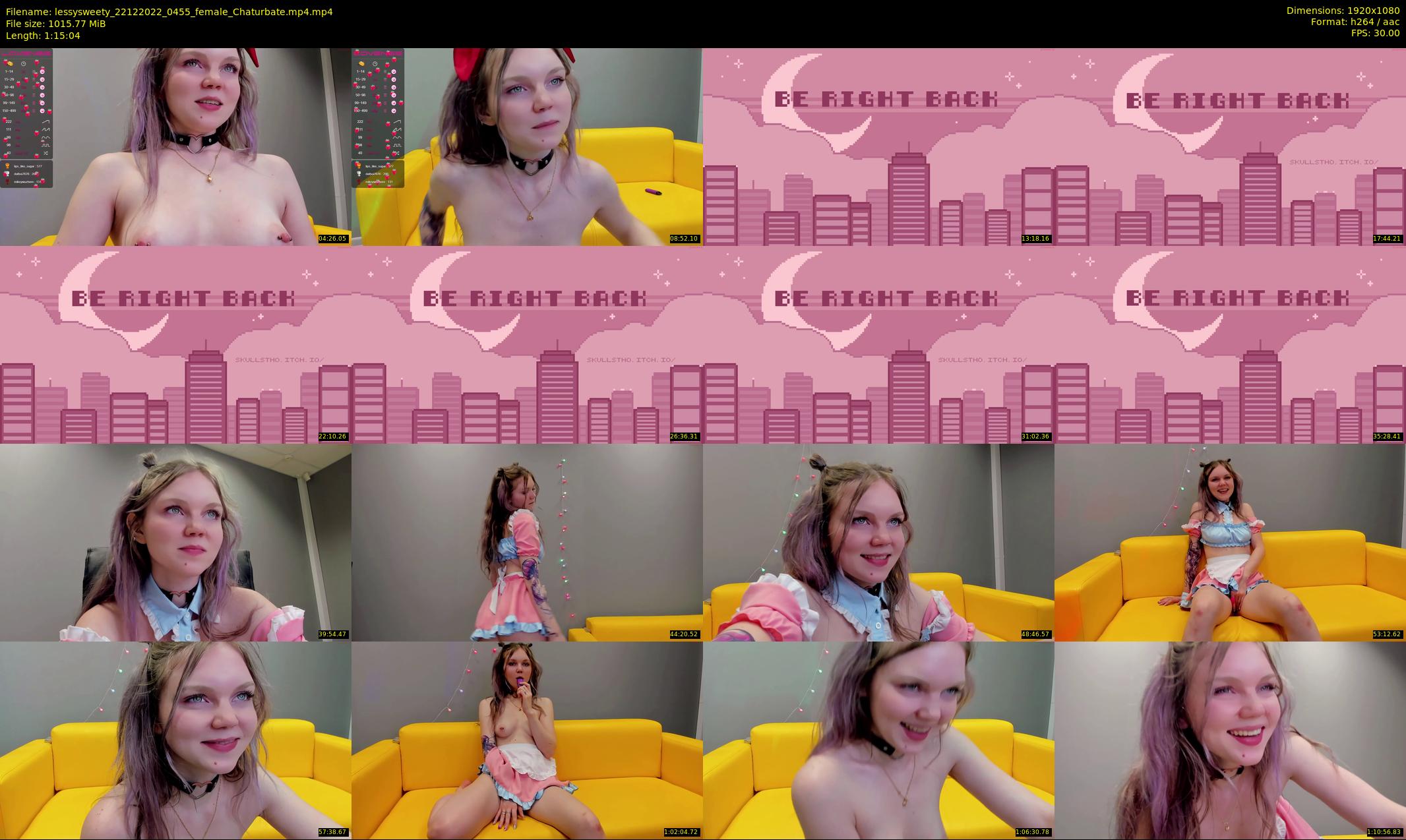lessysweety — 76 minute Chaturbate female cam show recording, 1080p, Dec 22, 2022