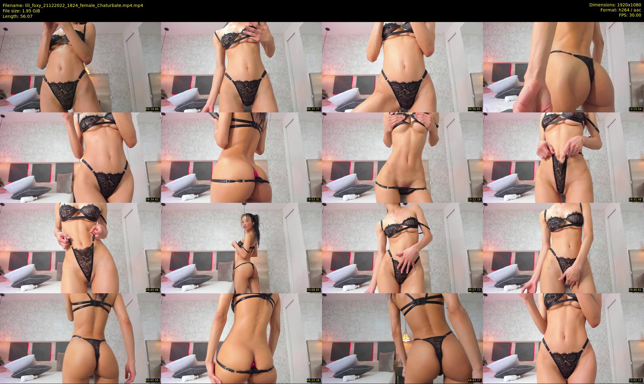 lili_foxy — 57 minute Chaturbate female cam show recording, 1080p, Dec 21, 2022