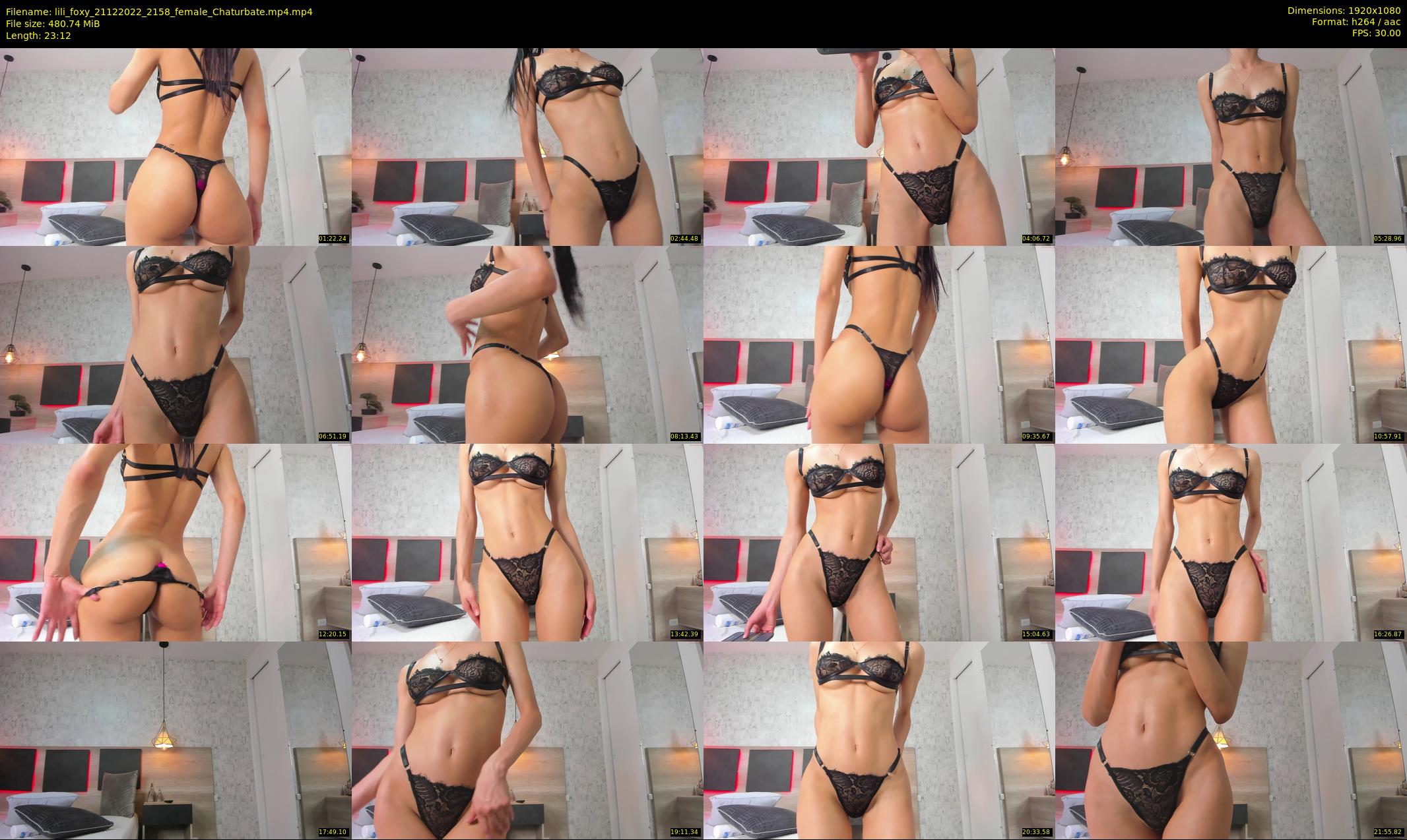 lili_foxy — 24 minute Chaturbate female cam show recording, 1080p, Dec 21, 2022