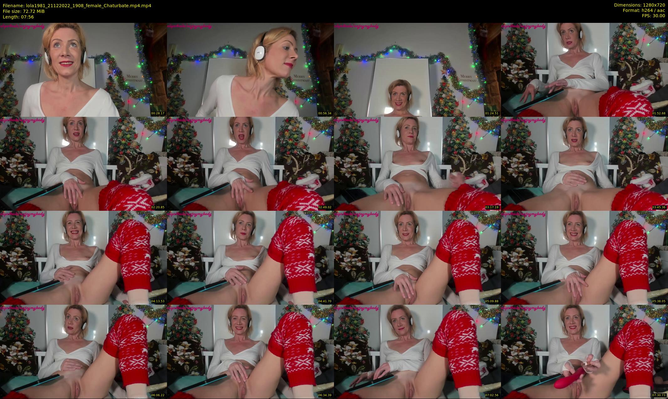 lola1981 — 8 minute Chaturbate female cam show recording, 720p, Dec 21, 2022