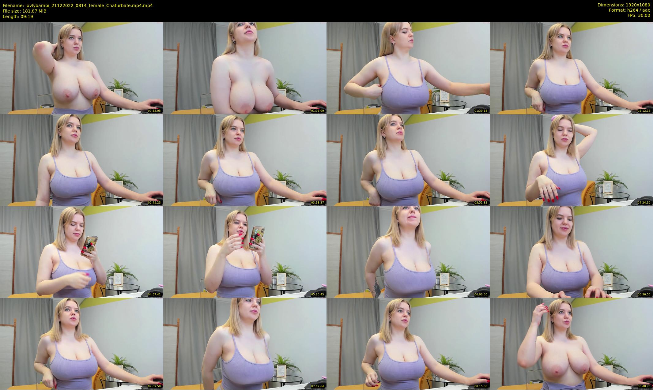 lovlybambi — 10 minute Chaturbate female cam show recording, 1080p, Dec 21, 2022