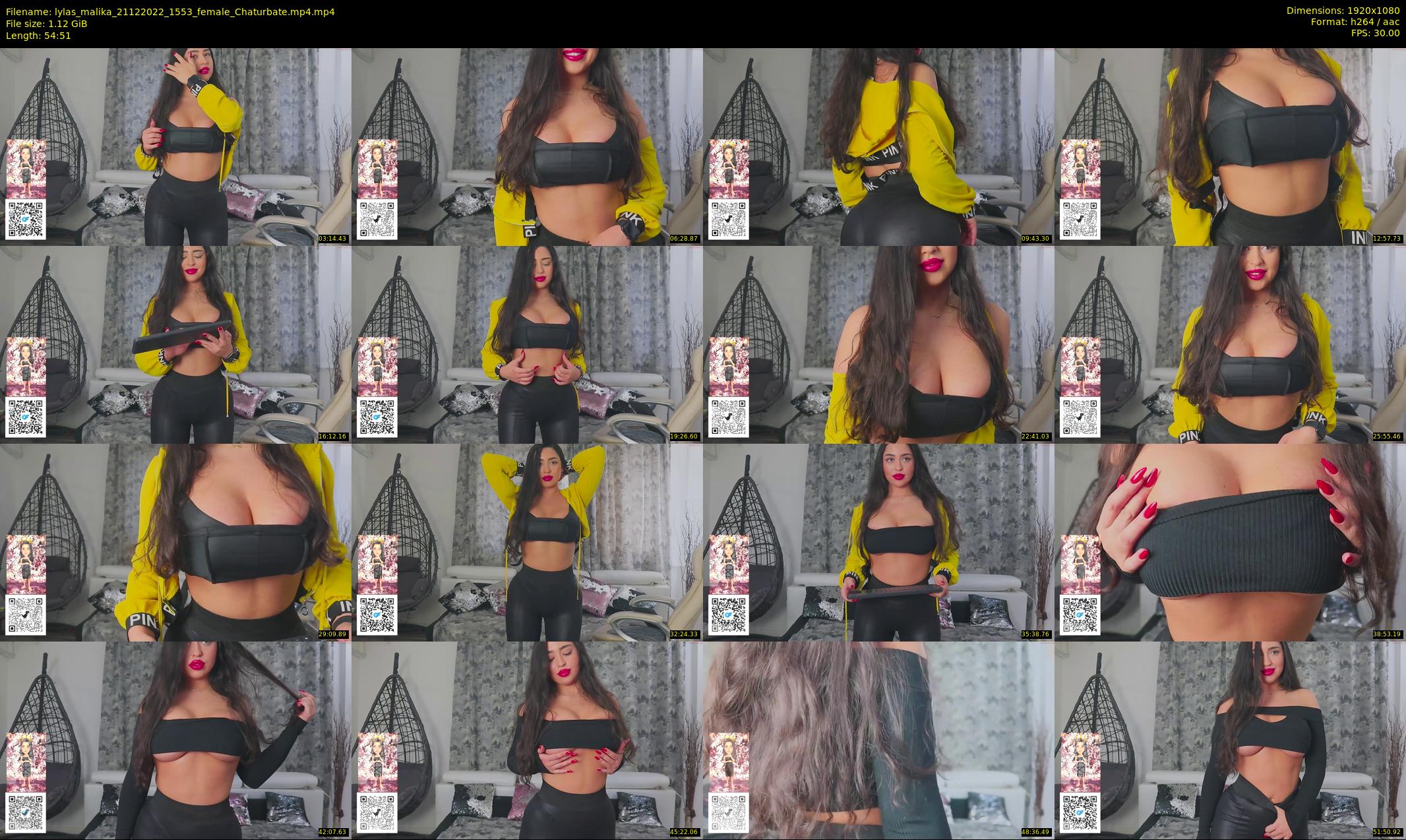 lylas_malika — 55 minute Chaturbate female cam show recording, 1080p, Dec 21, 2022