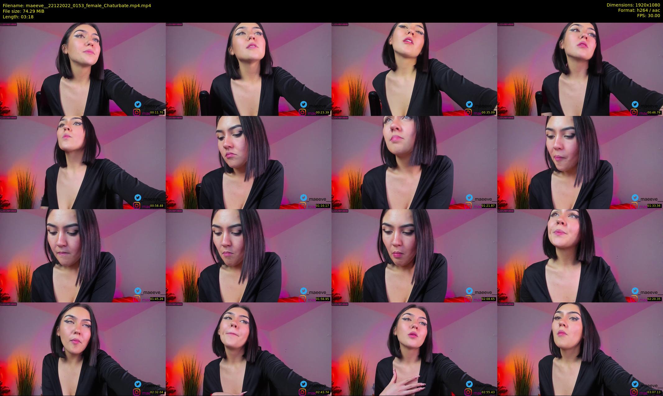 maeeve_ — 4 minute Chaturbate female cam show recording, 1080p, Dec 22, 2022