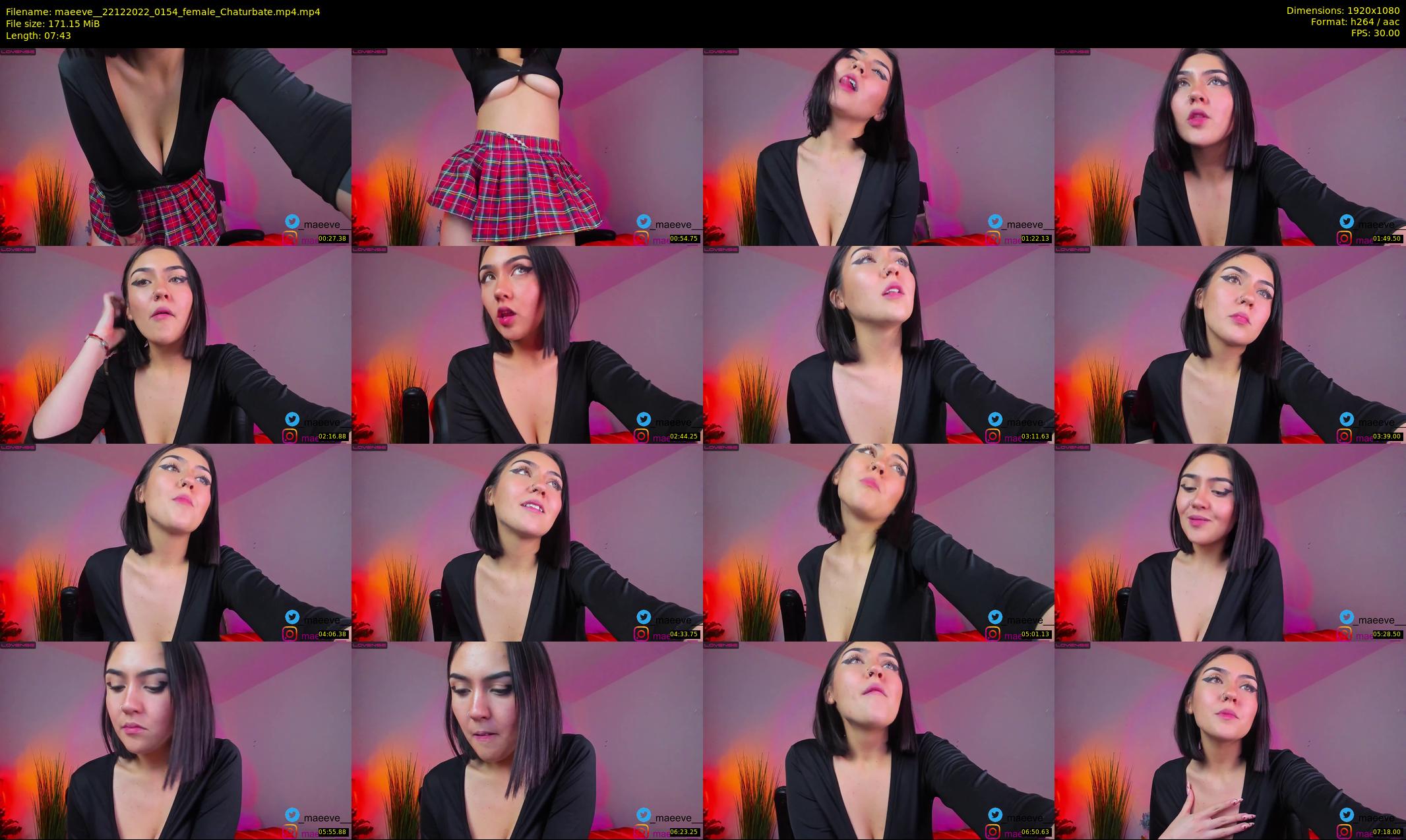 maeeve_ — 8 minute Chaturbate female cam show recording, 1080p, Dec 22, 2022