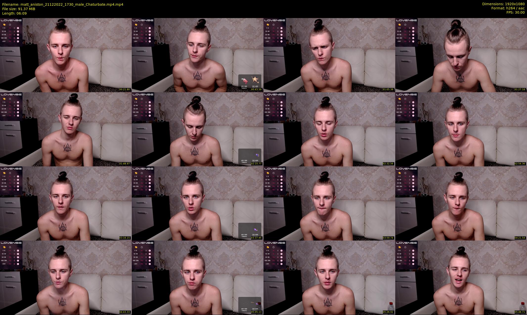 matt_aniston — 7 minute Chaturbate male cam show recording, 1080p, Dec 21, 2022