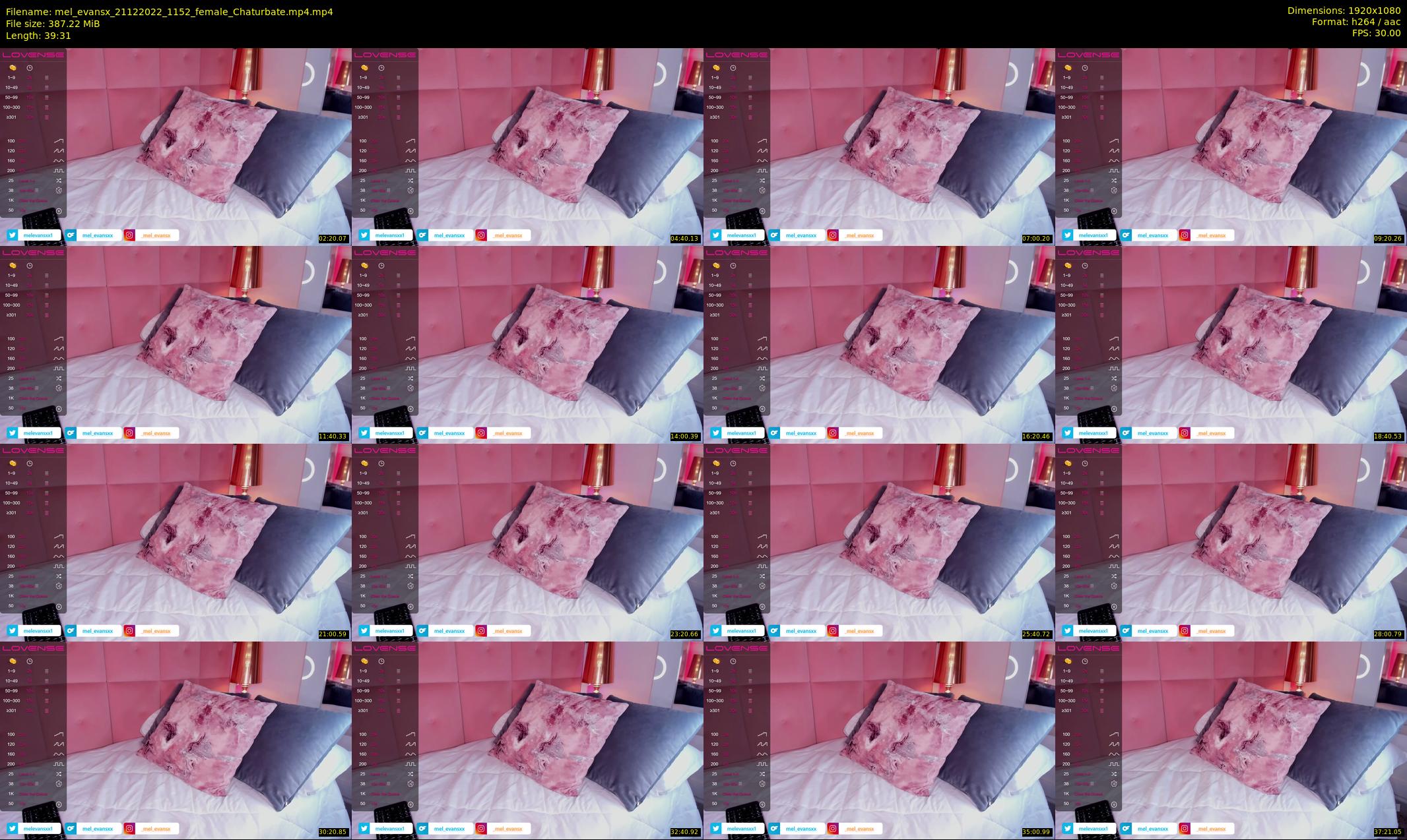 mel_evansx — 40 minute Chaturbate female cam show recording, 1080p, Dec 21, 2022